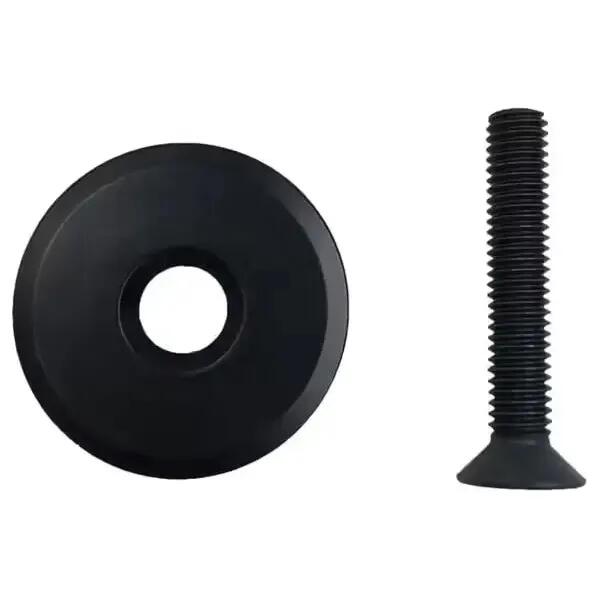 Ultralekka zaślepka mostka rowerowego aluminium – 31 6 mm – śruba tytanowa