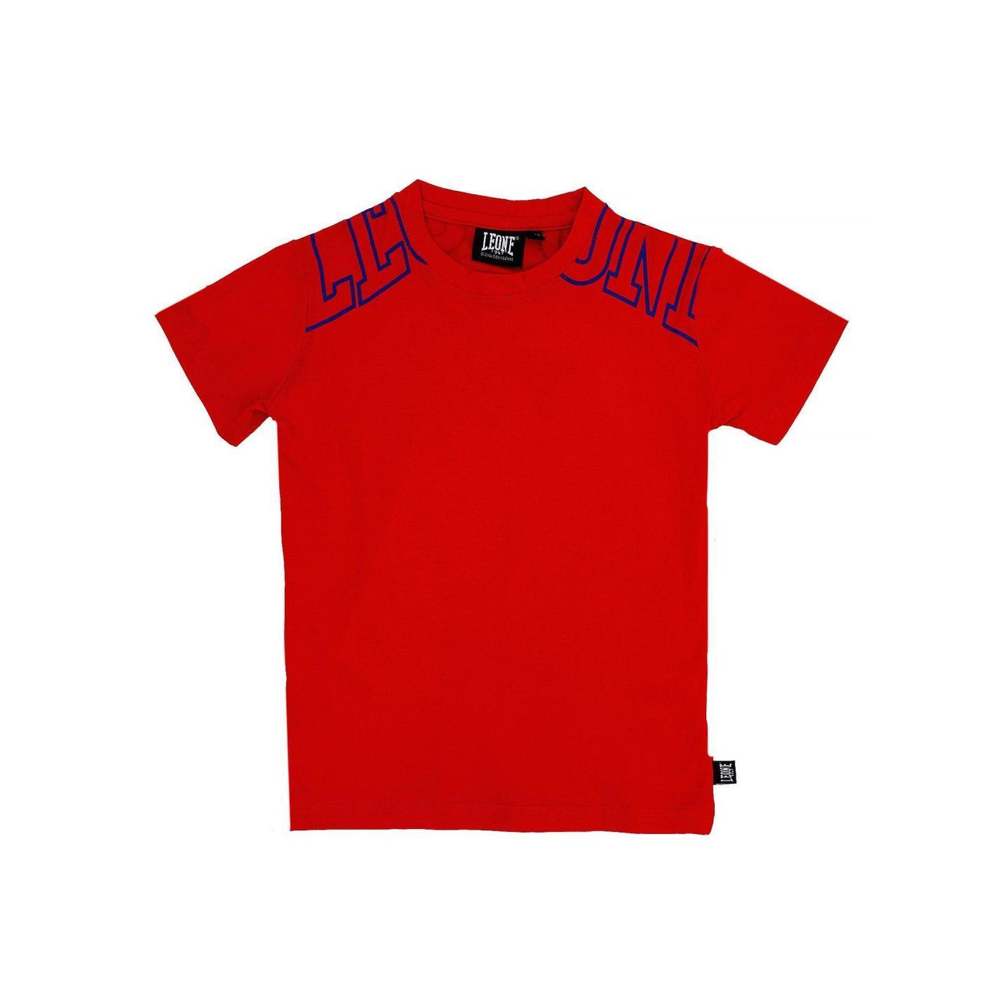 Koszulka sportowa z krótkim rękawem dziecięca duże logo