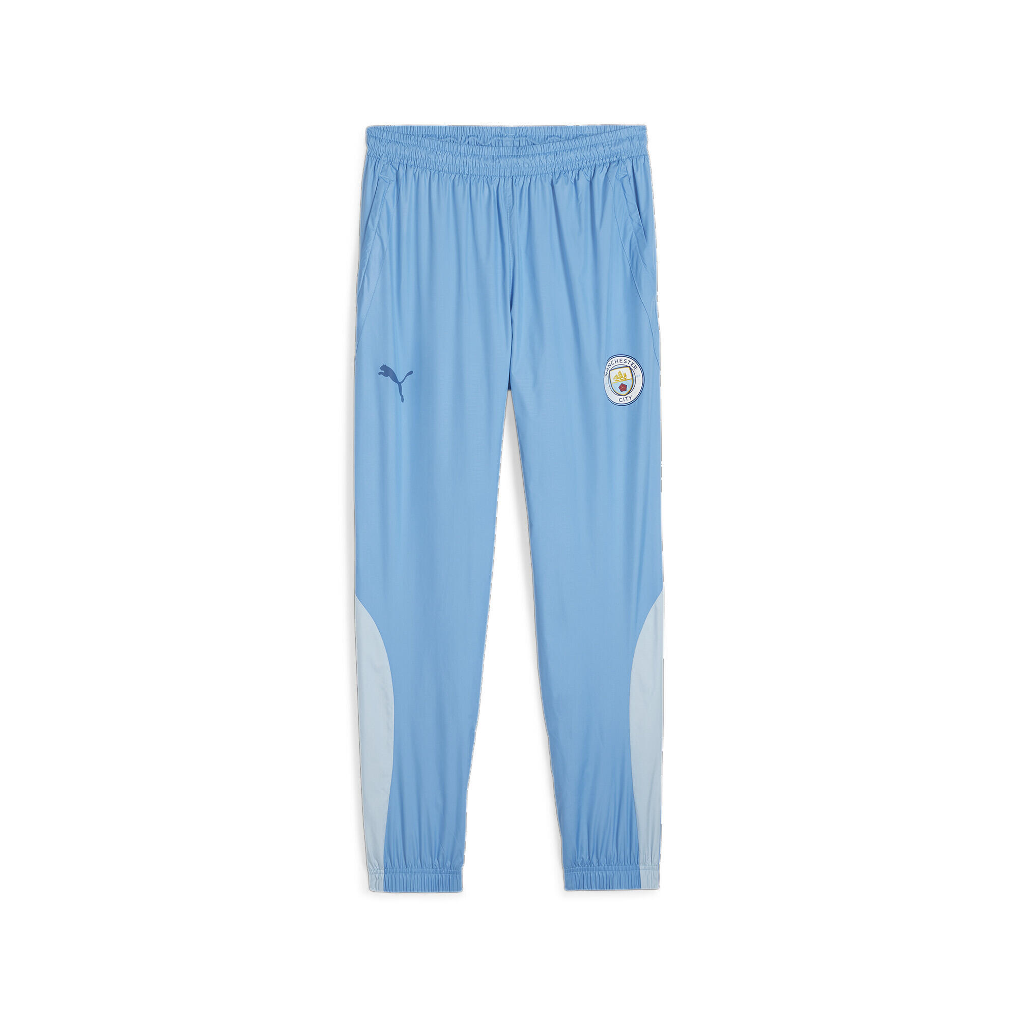 Spodnie d'avant-match PUMA Manchester City 23/24 Royal Blue Silver Sky
