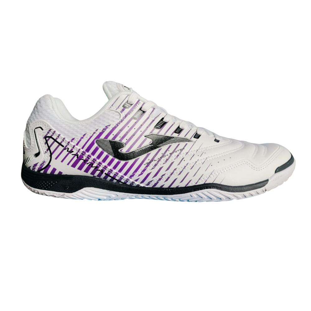 JOMA Maxima Indoor - buty piłkarskie halowe, sznurowane, białe