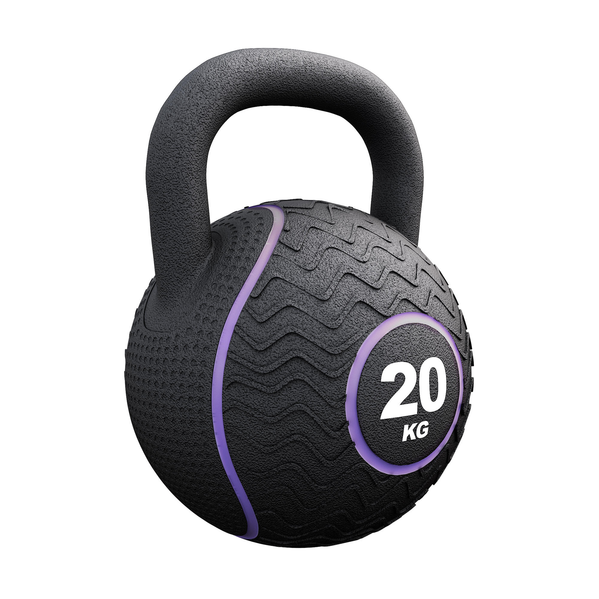 Kettlebell 20 kg gumowany żeliwo Gorilla Sports