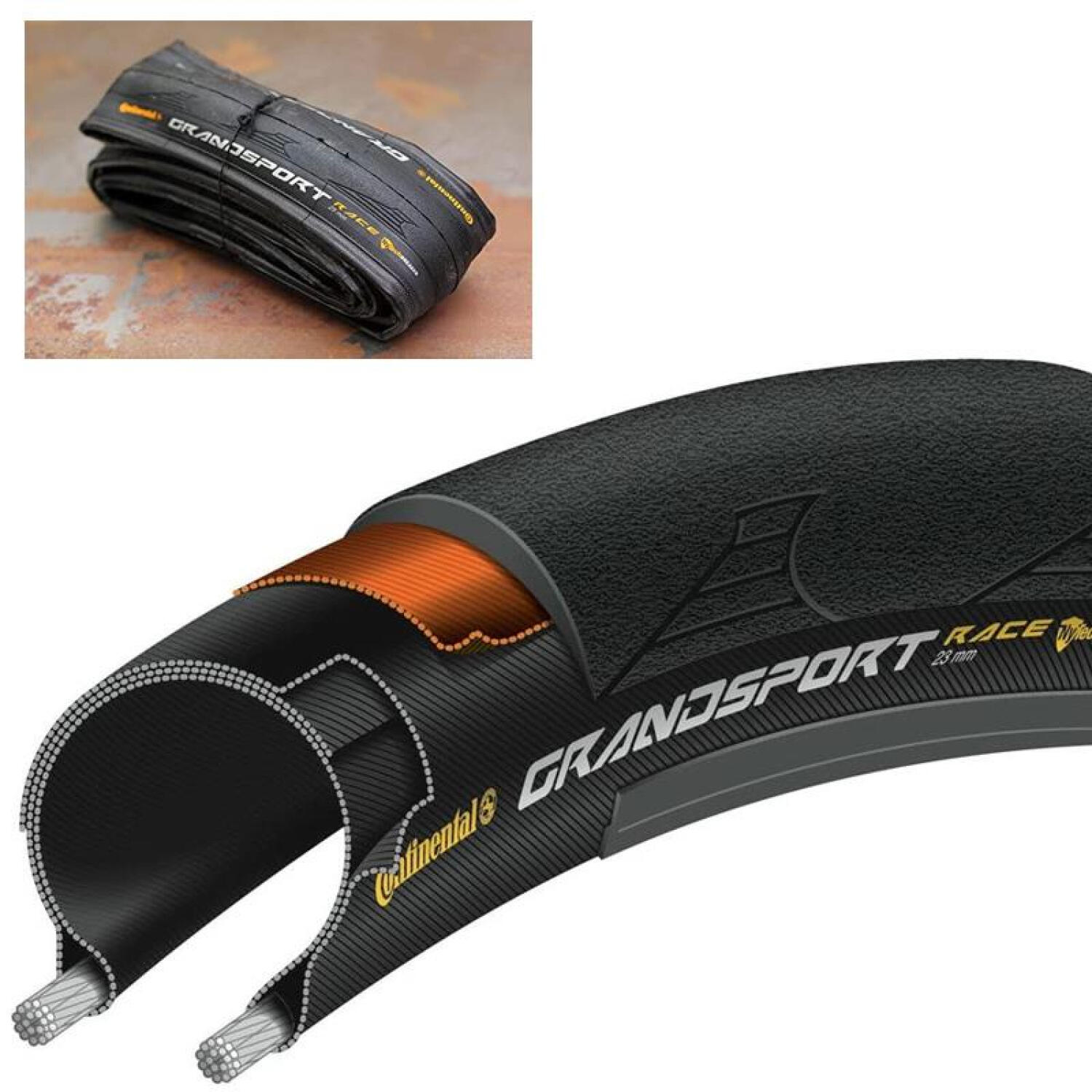 Continental Grand Sport Race 700 x 32C opona składana