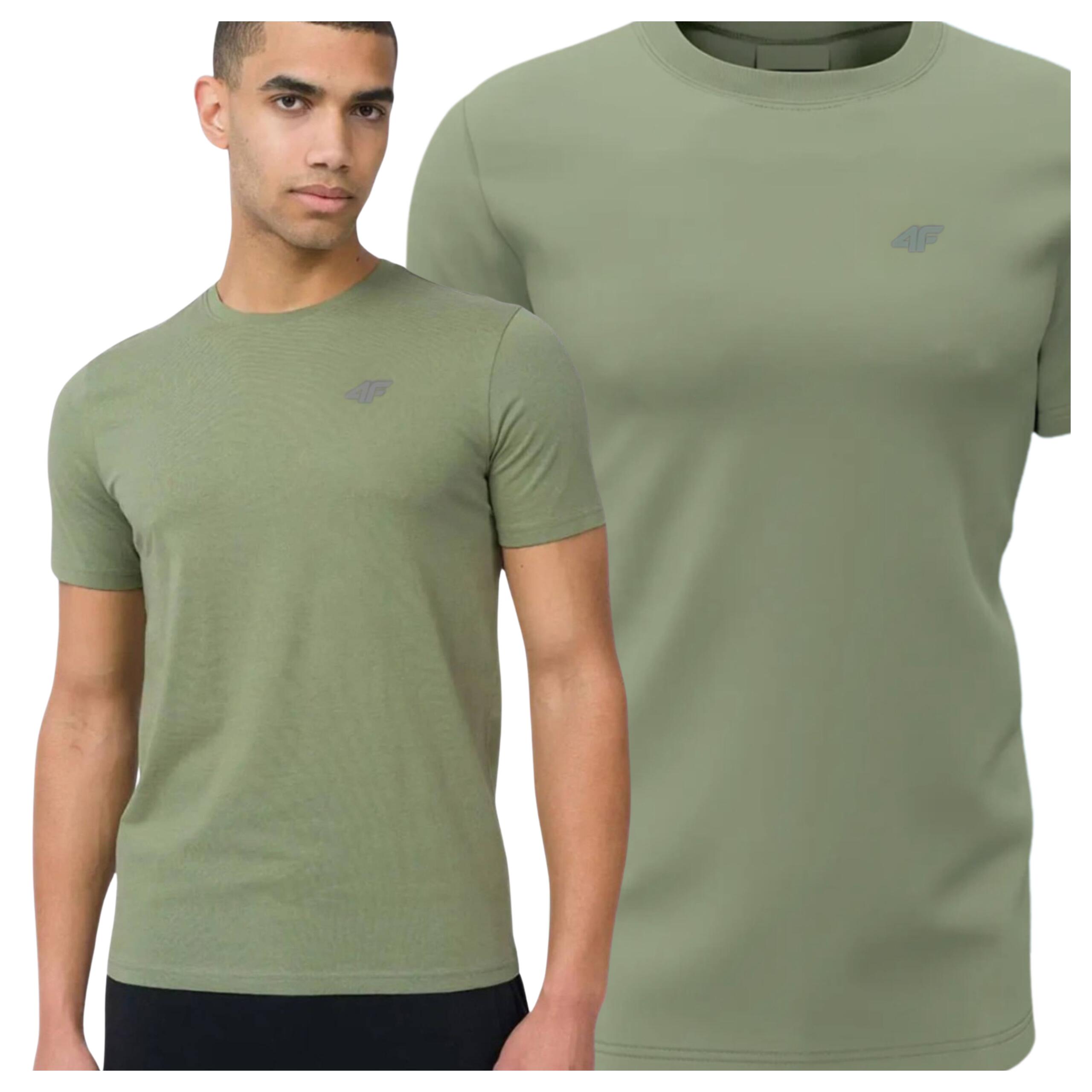 T-shirt męski bawełniany 4F 4FWSS25TTSHM3096