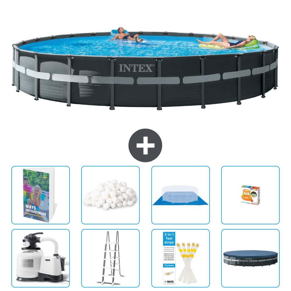INTEX Basen Ultra XTR Okrągły - 732x132 cm - 9-częściowy S530