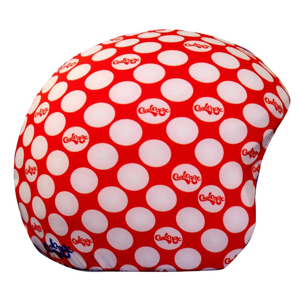Pokrowiec na kask Coolcasc Coolprint Lunaire rouge