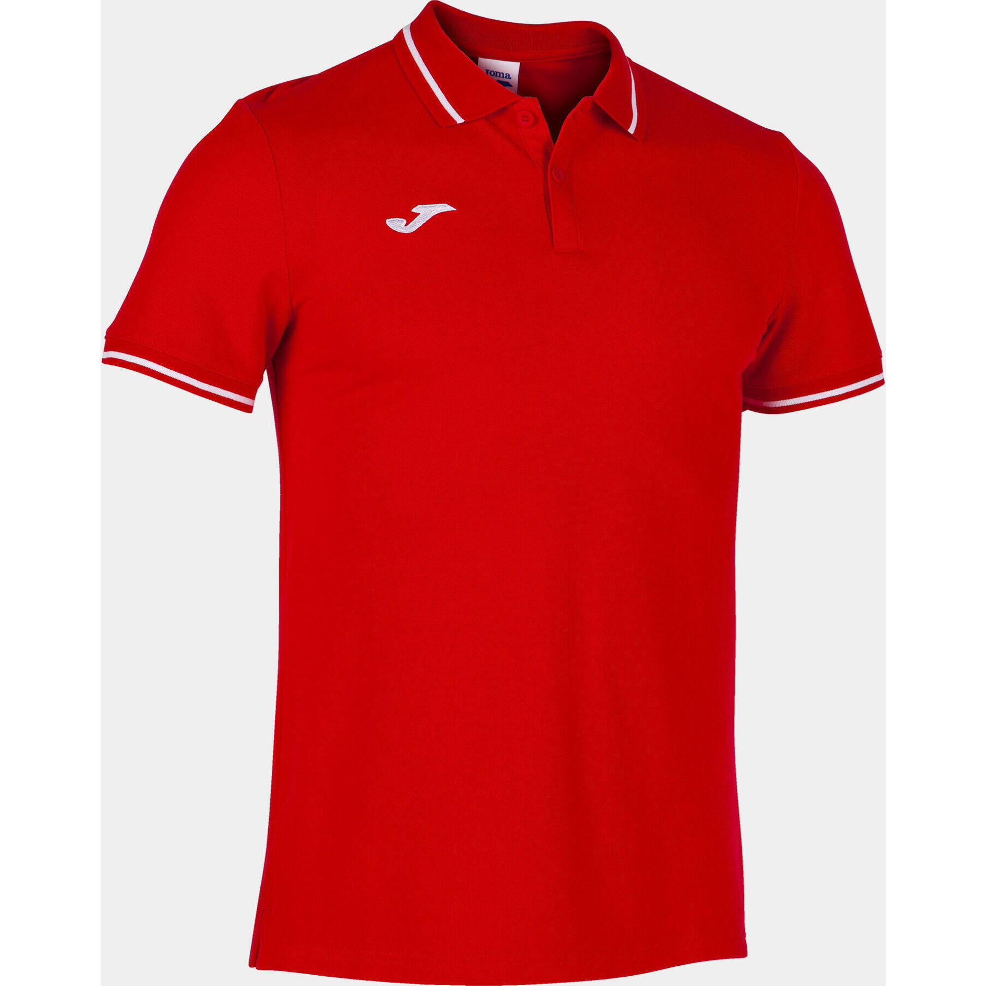 Joma Confort II Polo Shirt Red 2xl - Oddychający i trwałe