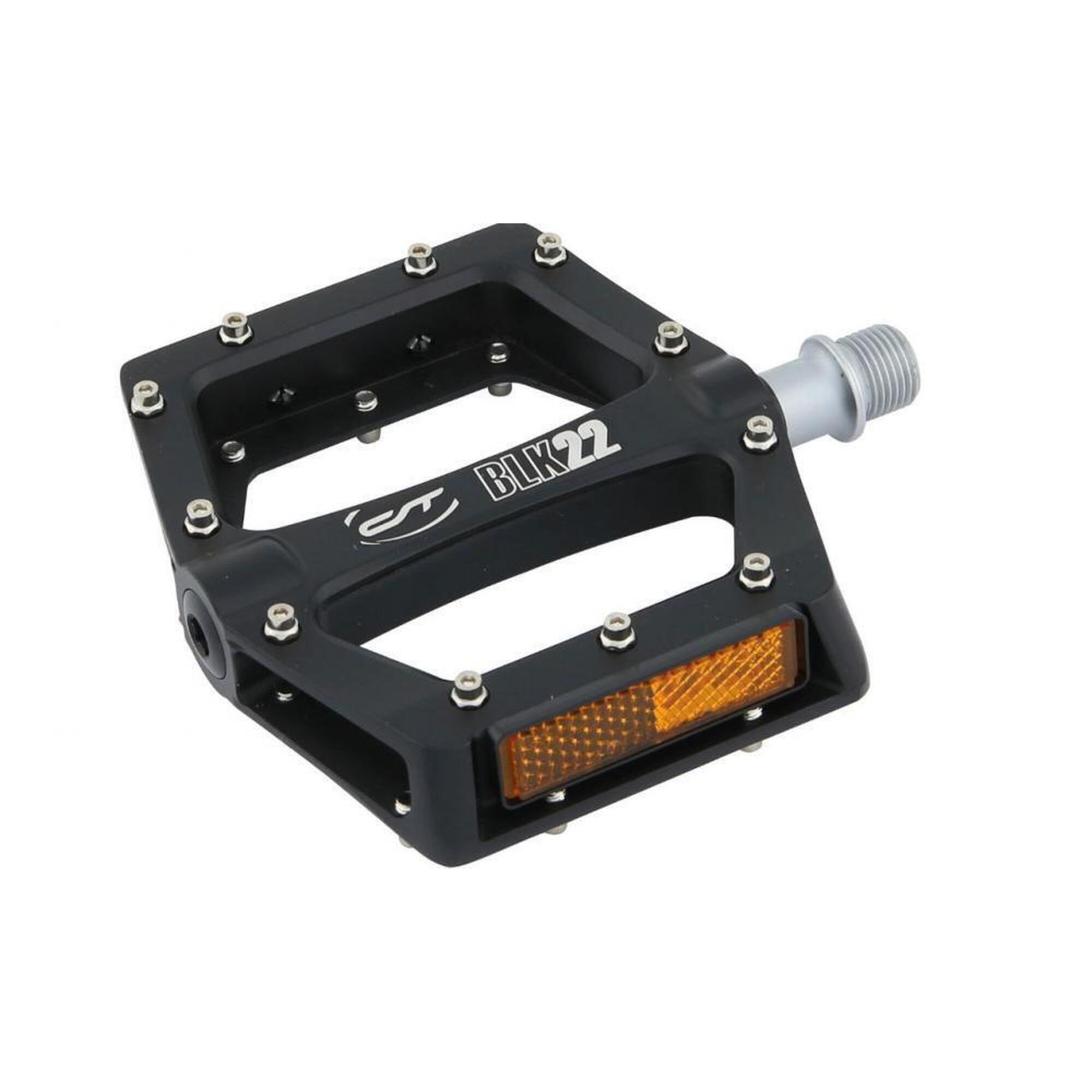 Pedały platformowe CONTEC Black22 aluminium 9/16