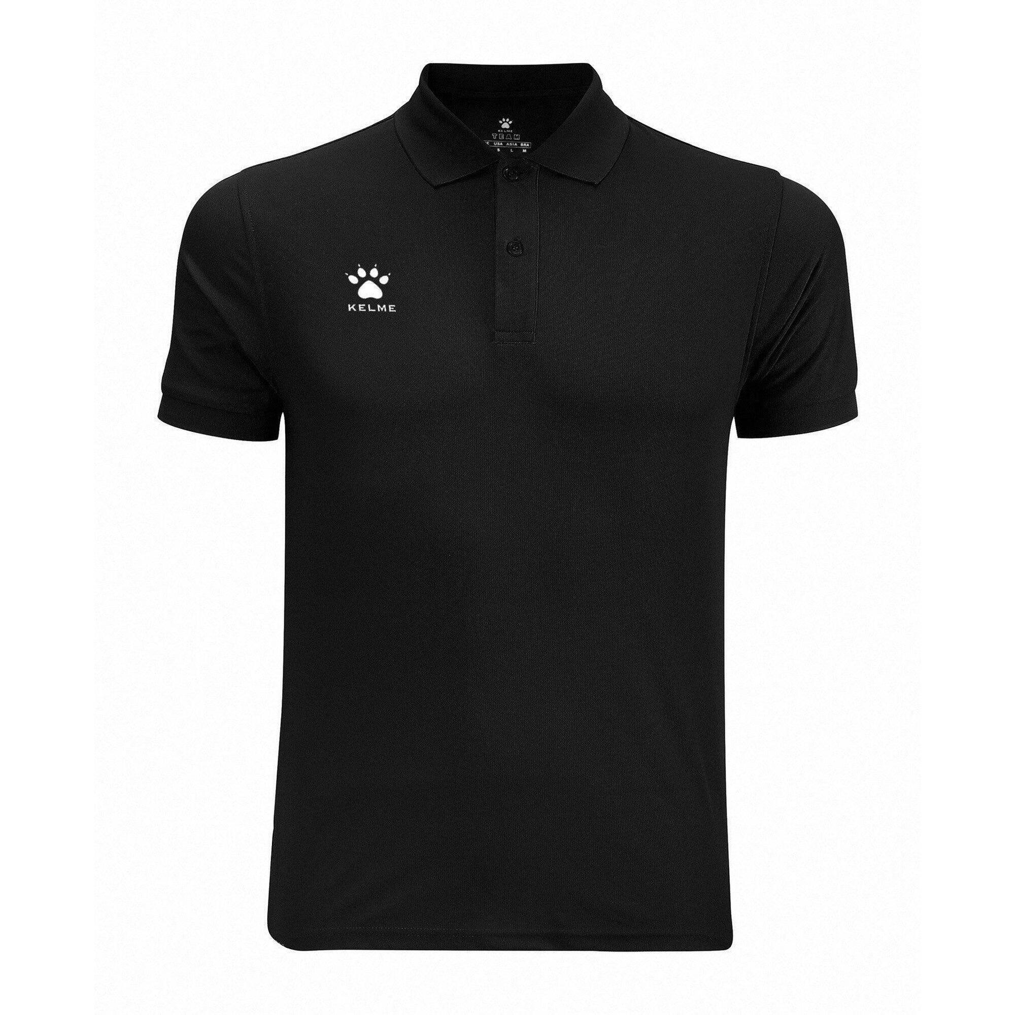 Kelme Polo Manga Corta Basic Negro Unisex