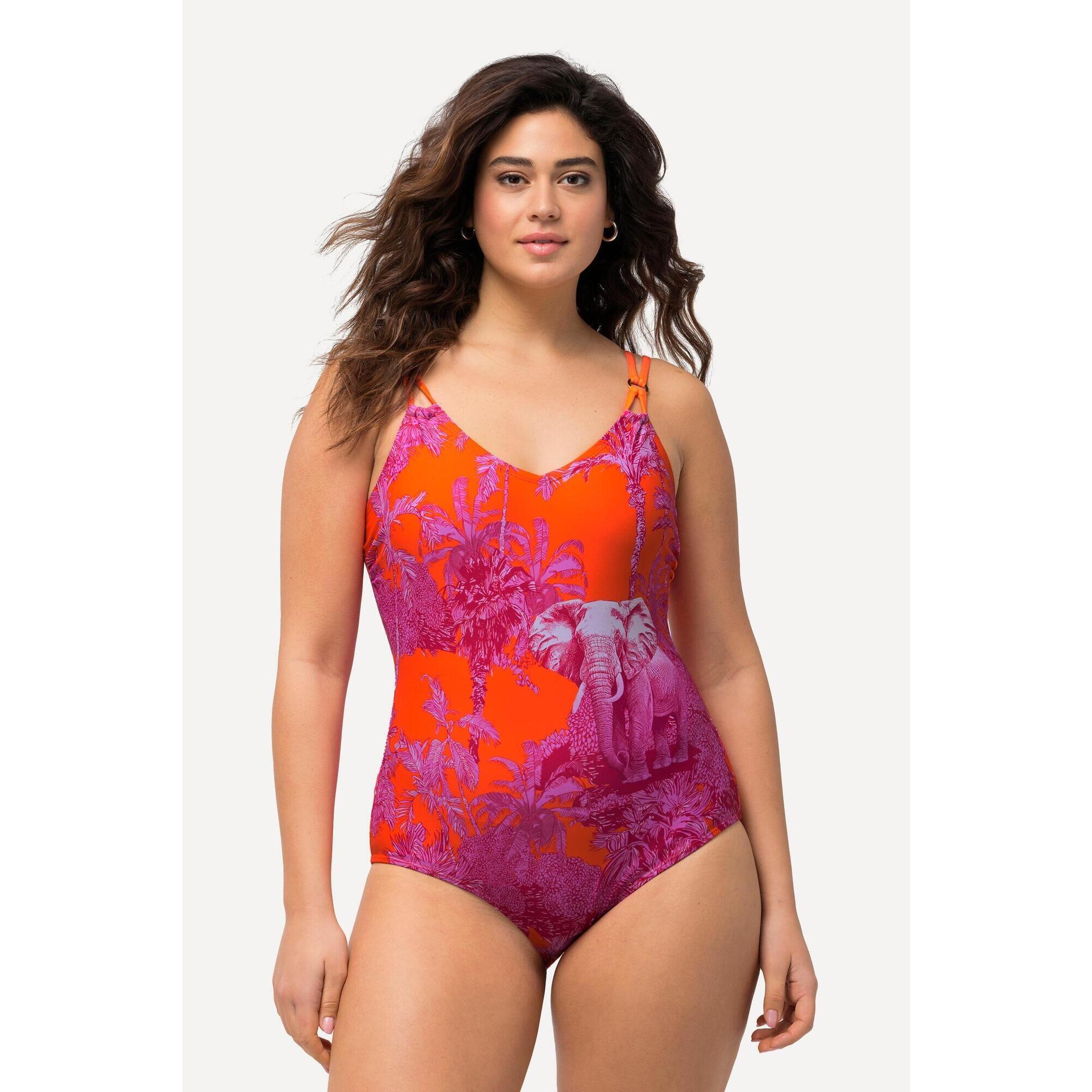 Damski Strój kąpielowy słoń miękkie miseczki ramiączka z regulacją