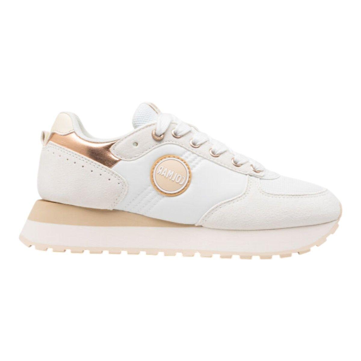Baskets Femme Baskets Colmar TRAVIS AUTHENTIC Beige Colmar