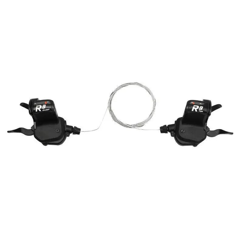 Para dźwigni roweru szosowego do kierownicy triple flat P2R Push-Pull Shimano