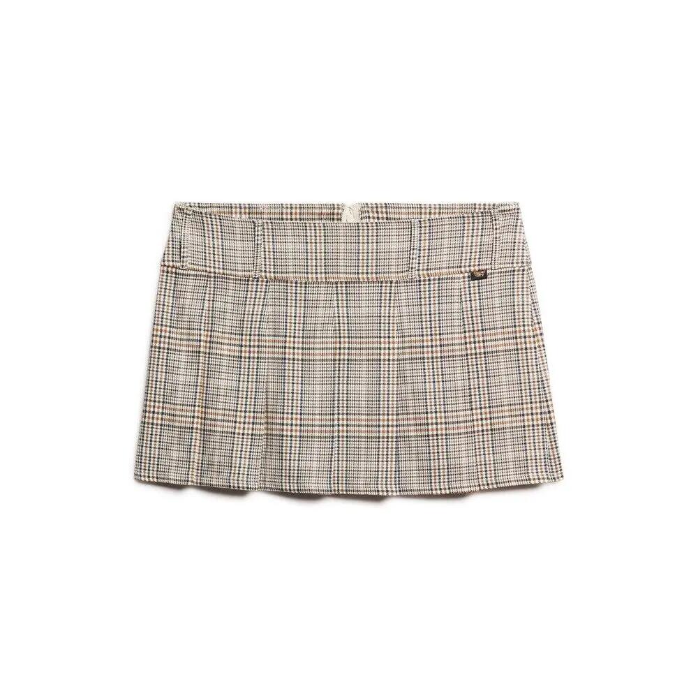 Damska plisowana spódnica Superdry Low Rise
