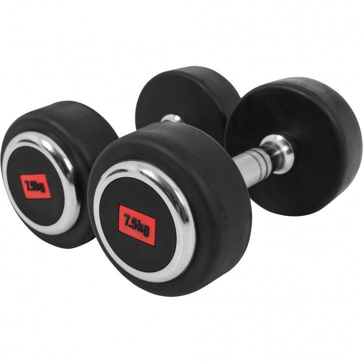 Zestaw hantli gumowanych 15kg 2x7,5kg