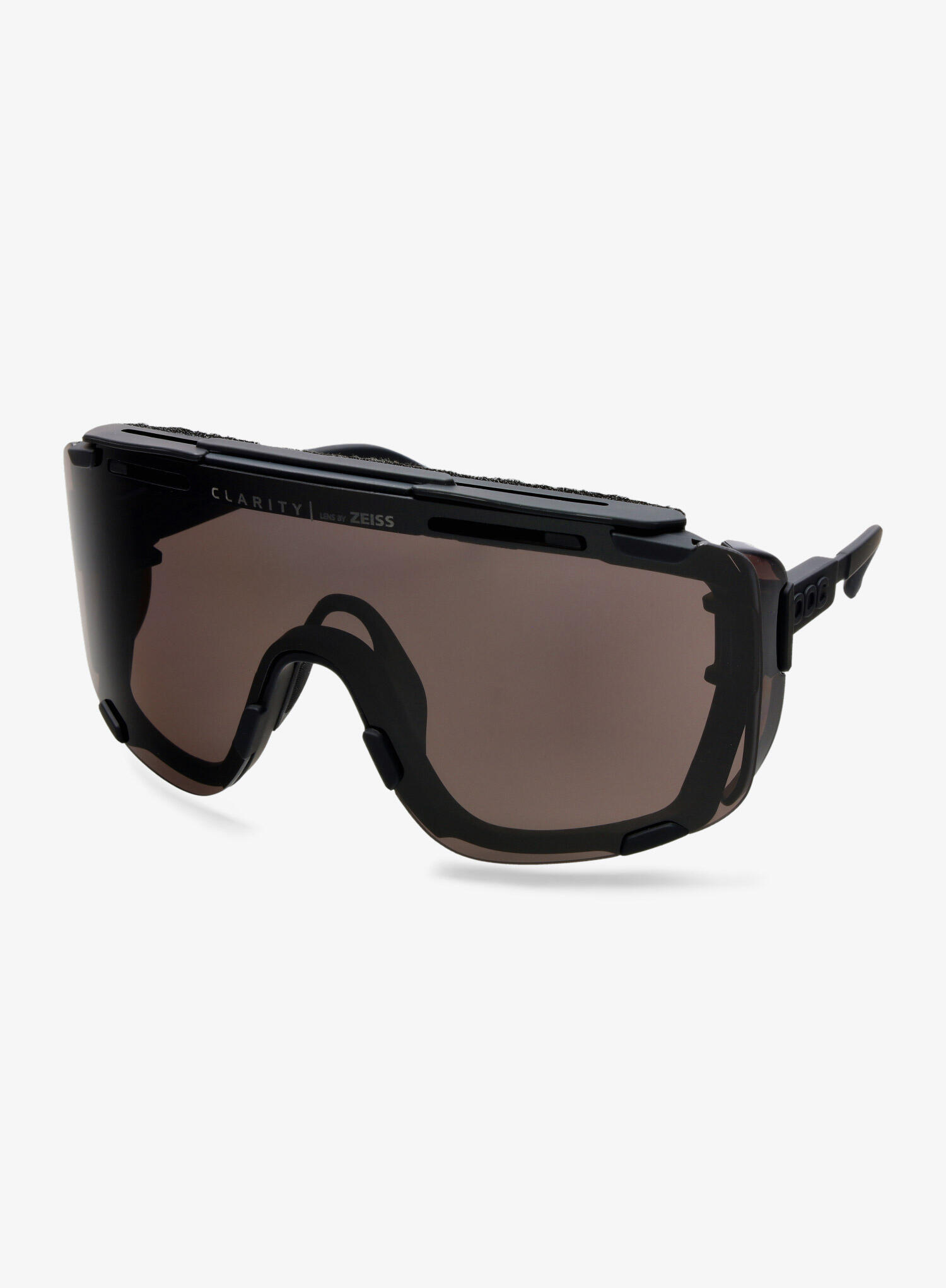 Okulary rowerowe POC Devour Glacial - black/clarity universal/grey