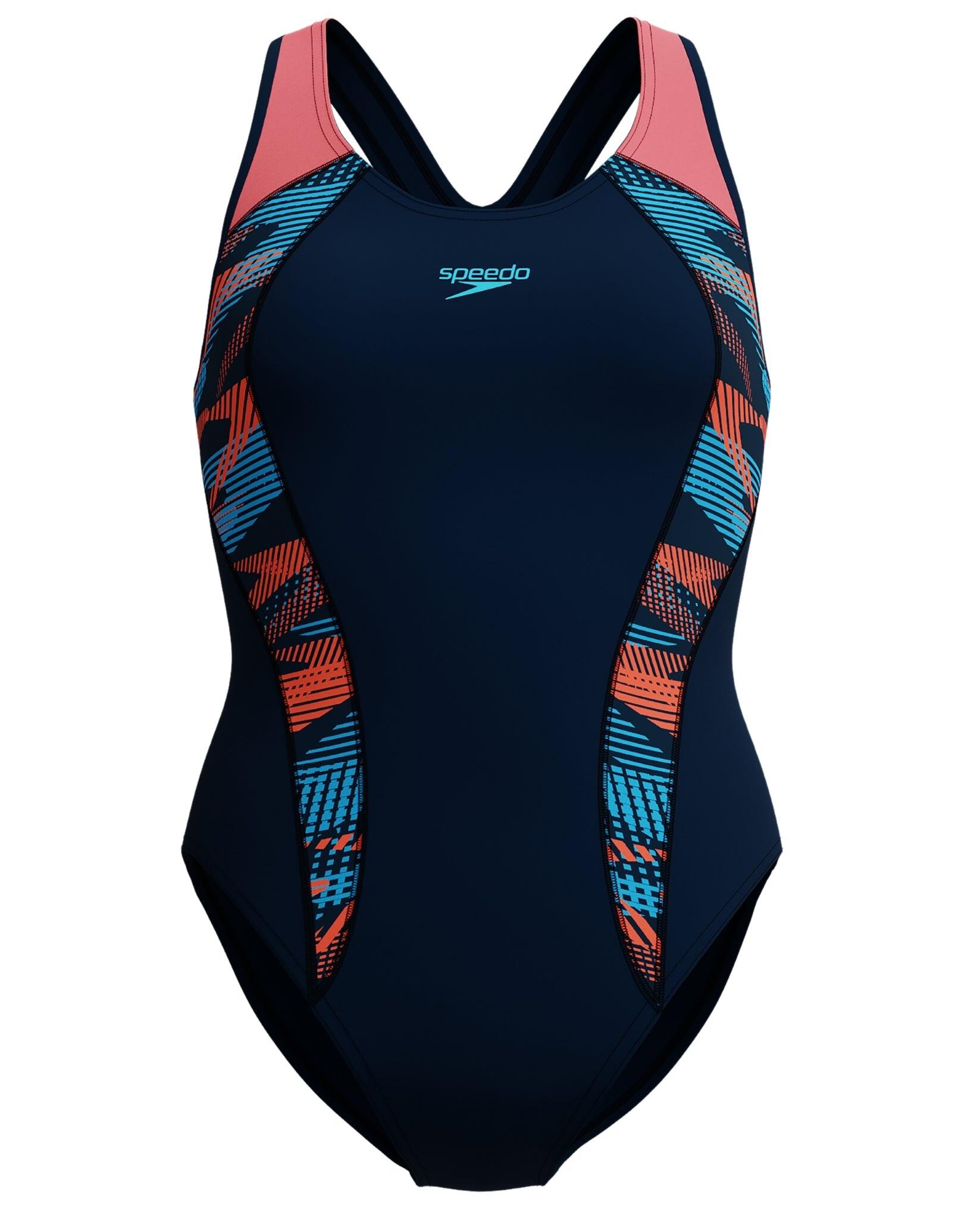 Strój kąpielowy na basen damski Speedo Placement Laneback