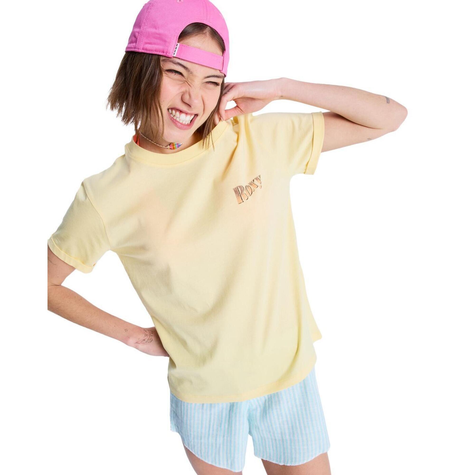 Koszulka z krótkim rękawem dla Kobiety OCEANREGULAR POSTER Żółty