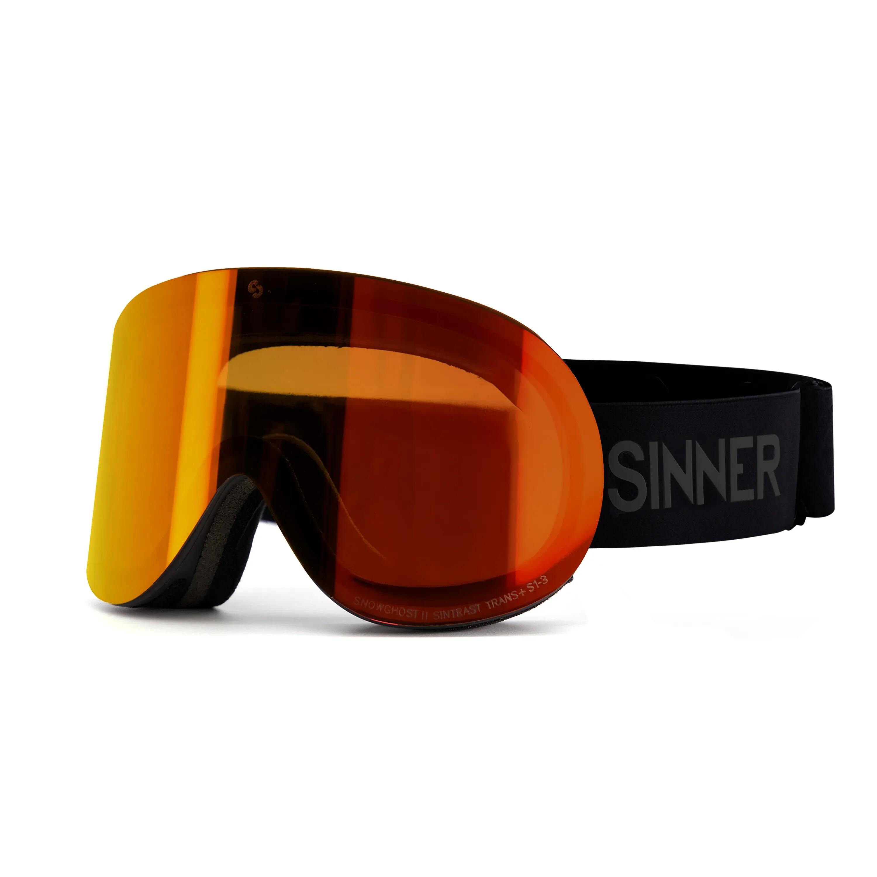 Gogle narciarskie/snowboardowe SINNER Taur, czarne, unisex