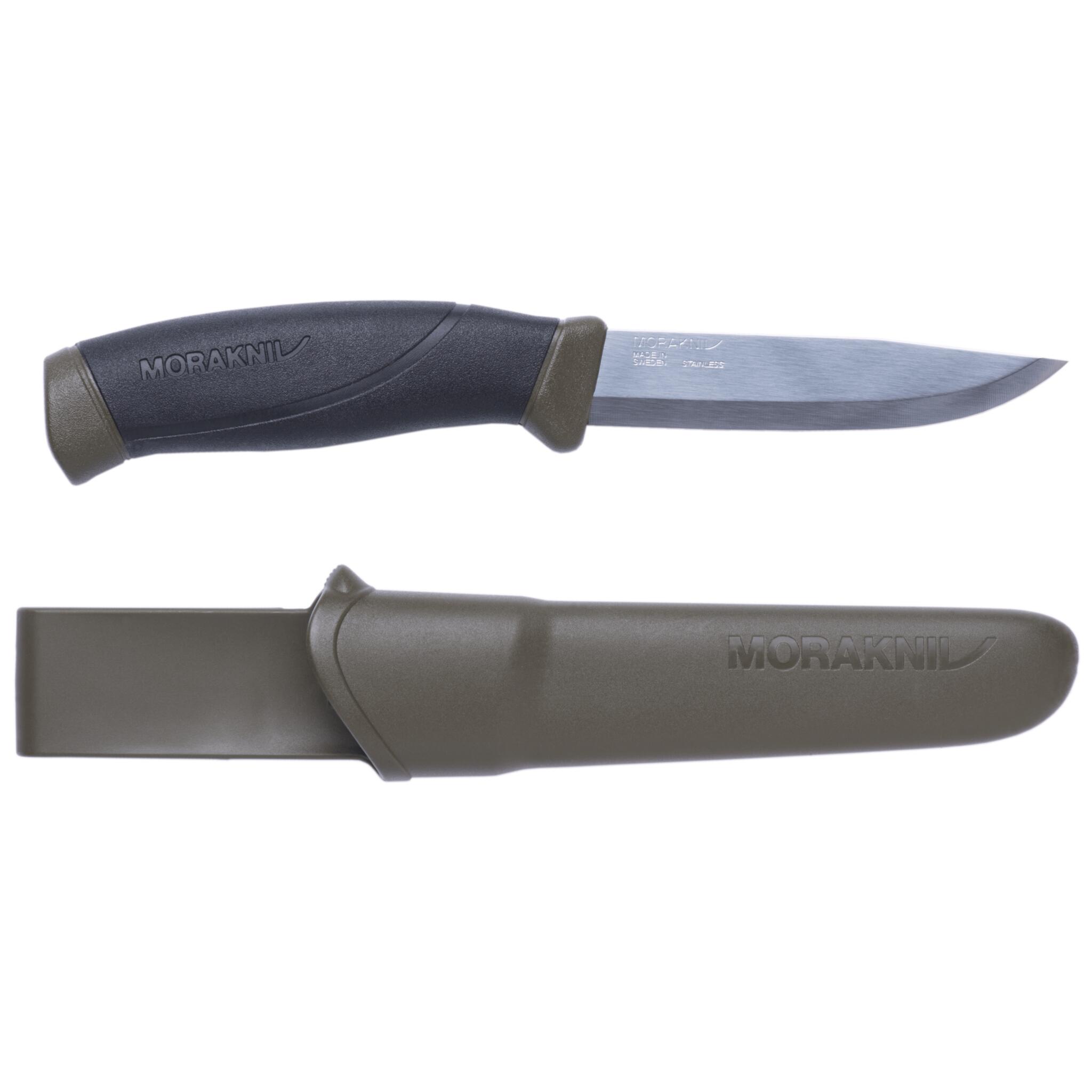 MoraKniv Nóż Companion MG Stainless Outdoor Knife - Olive green