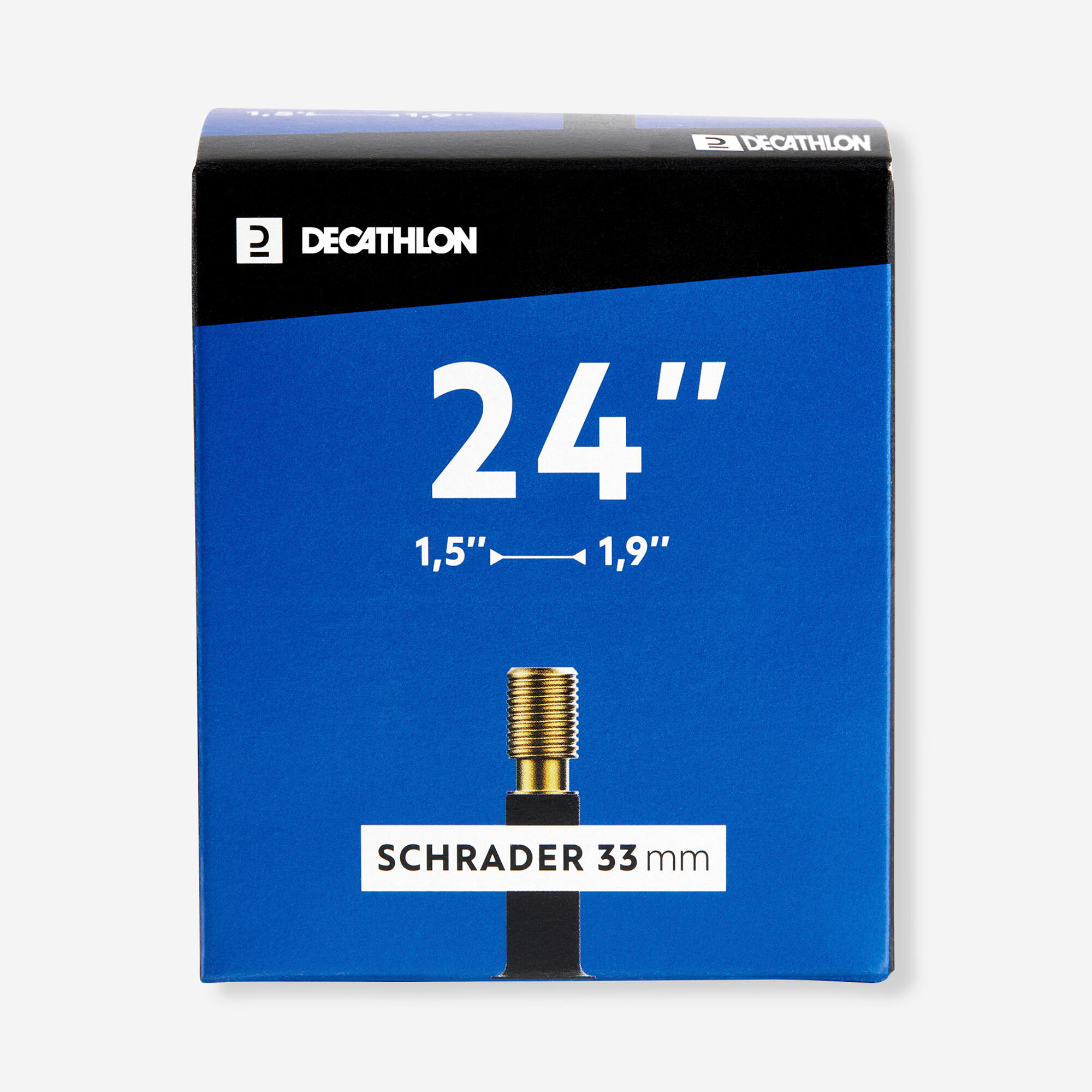 Dętka rowerowa Decathlon 24x1 50/1 90 wentyl Schrader