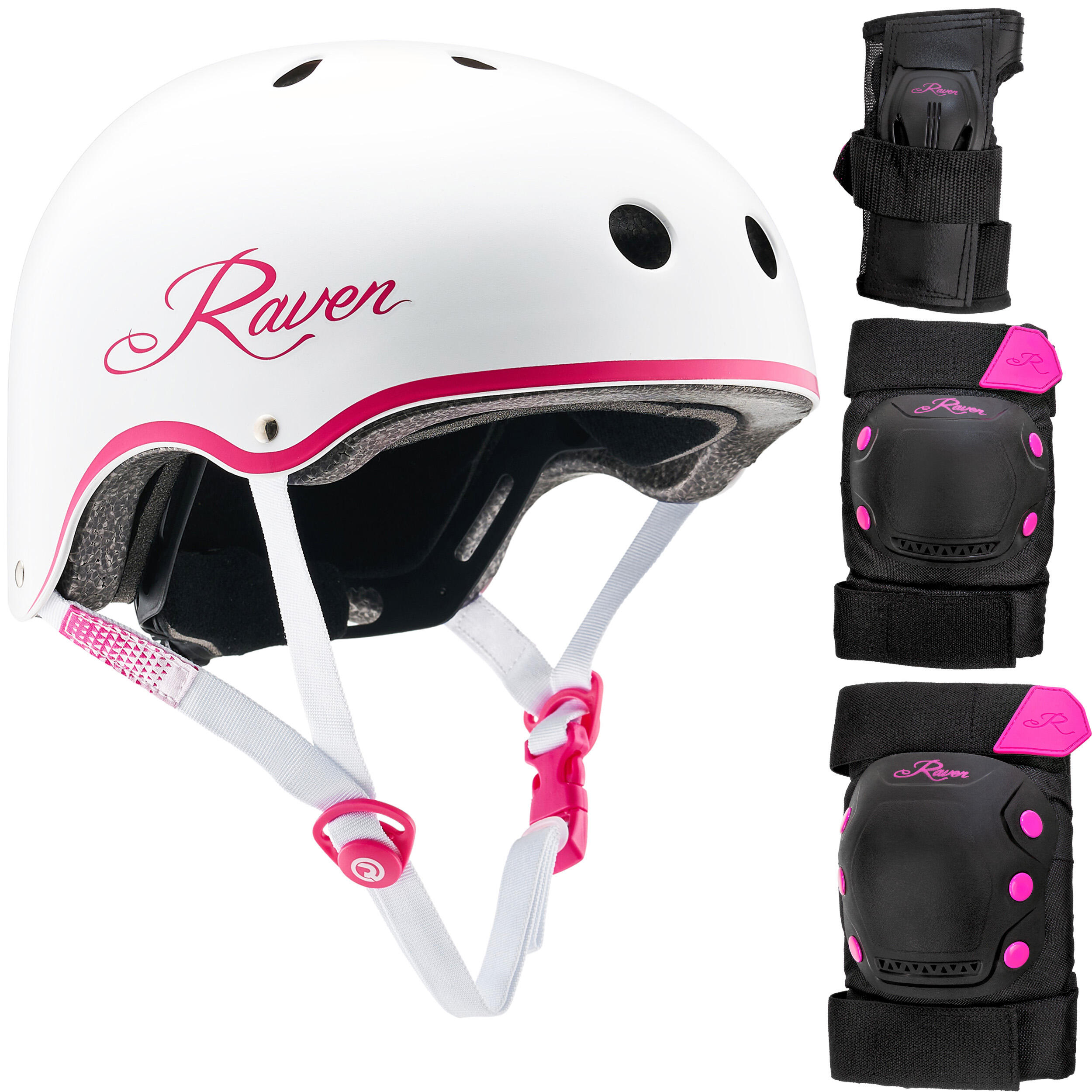 Zestaw na rower rolki skateboardowy Raven Kask Essto Ochraniacze Dexard