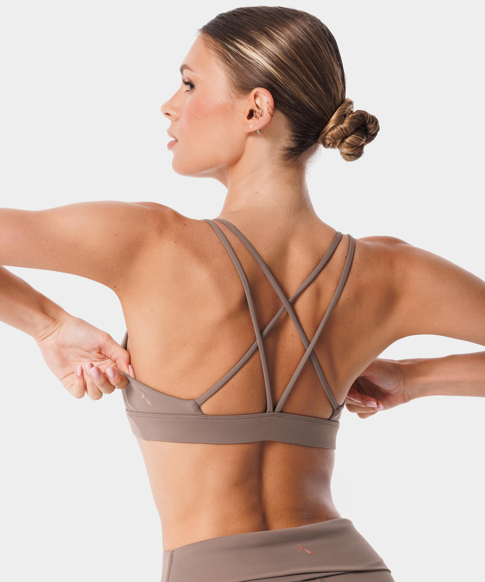Stanik sportowy crossback dla kobiet Carpatree Balletcore