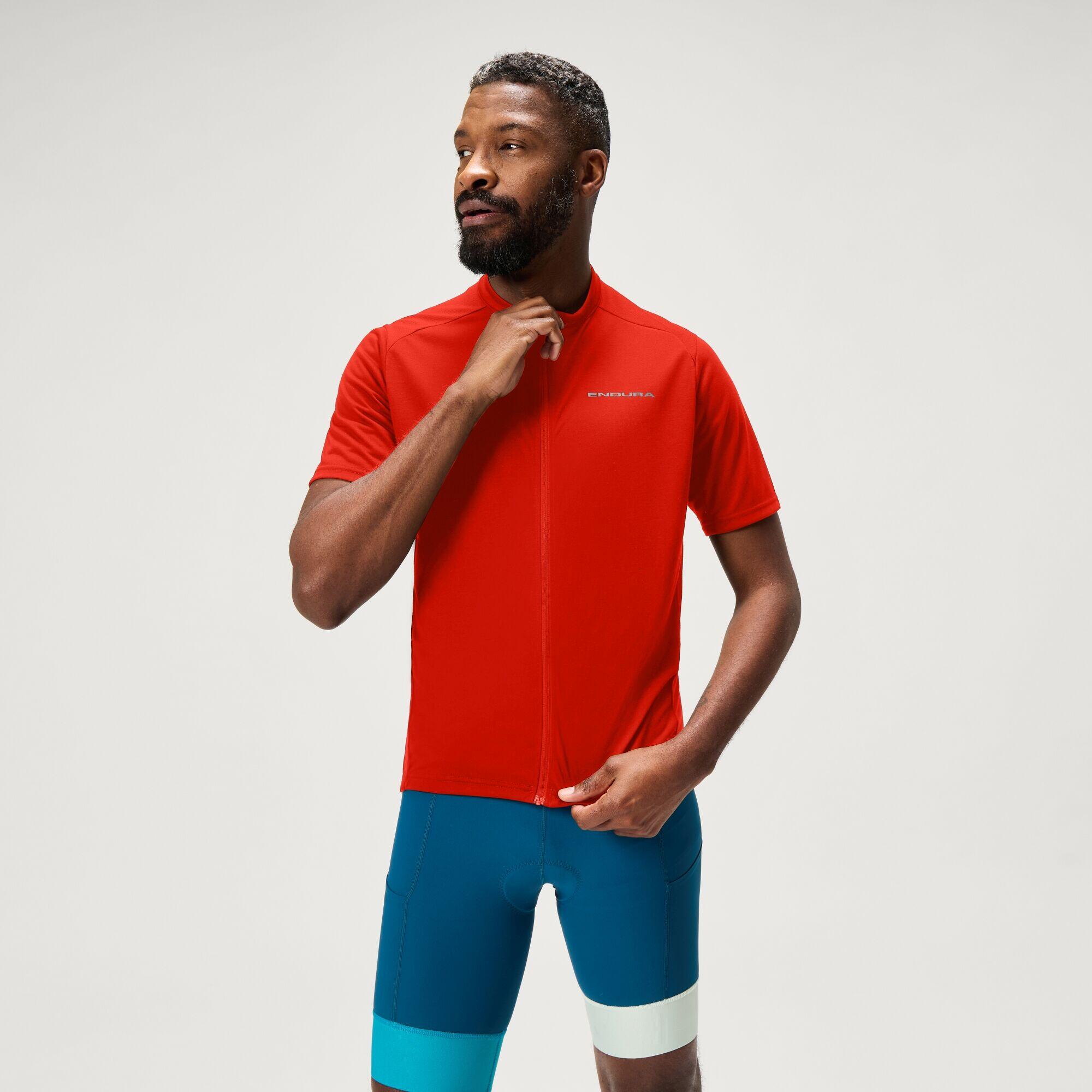 Koszulka rowerowa męska Endura Loop Zipped