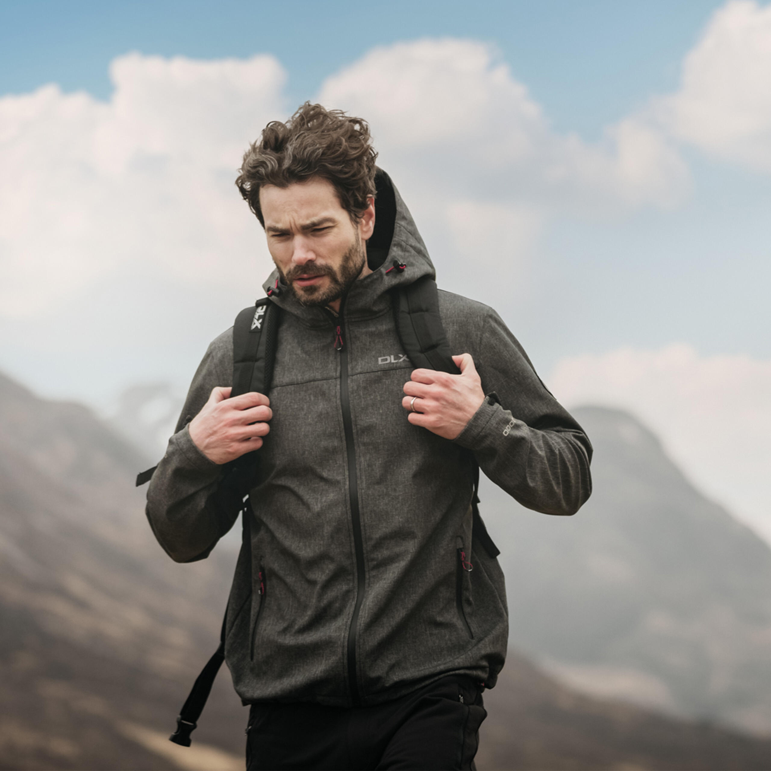 Kurtka Softshell Męska DLX Windproof