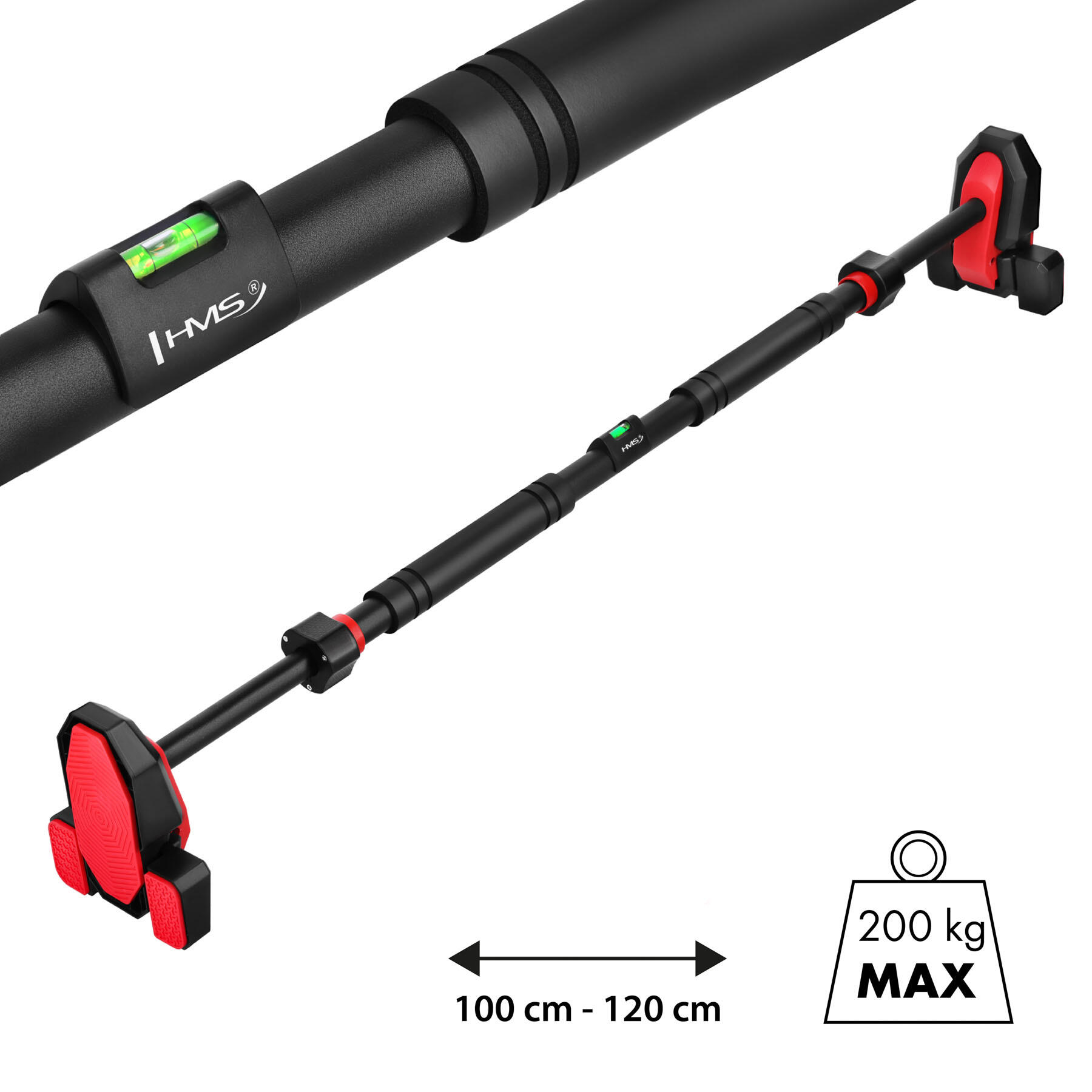 Drążek rozporowy HMS DD301 100–120 cm bez wiercenia