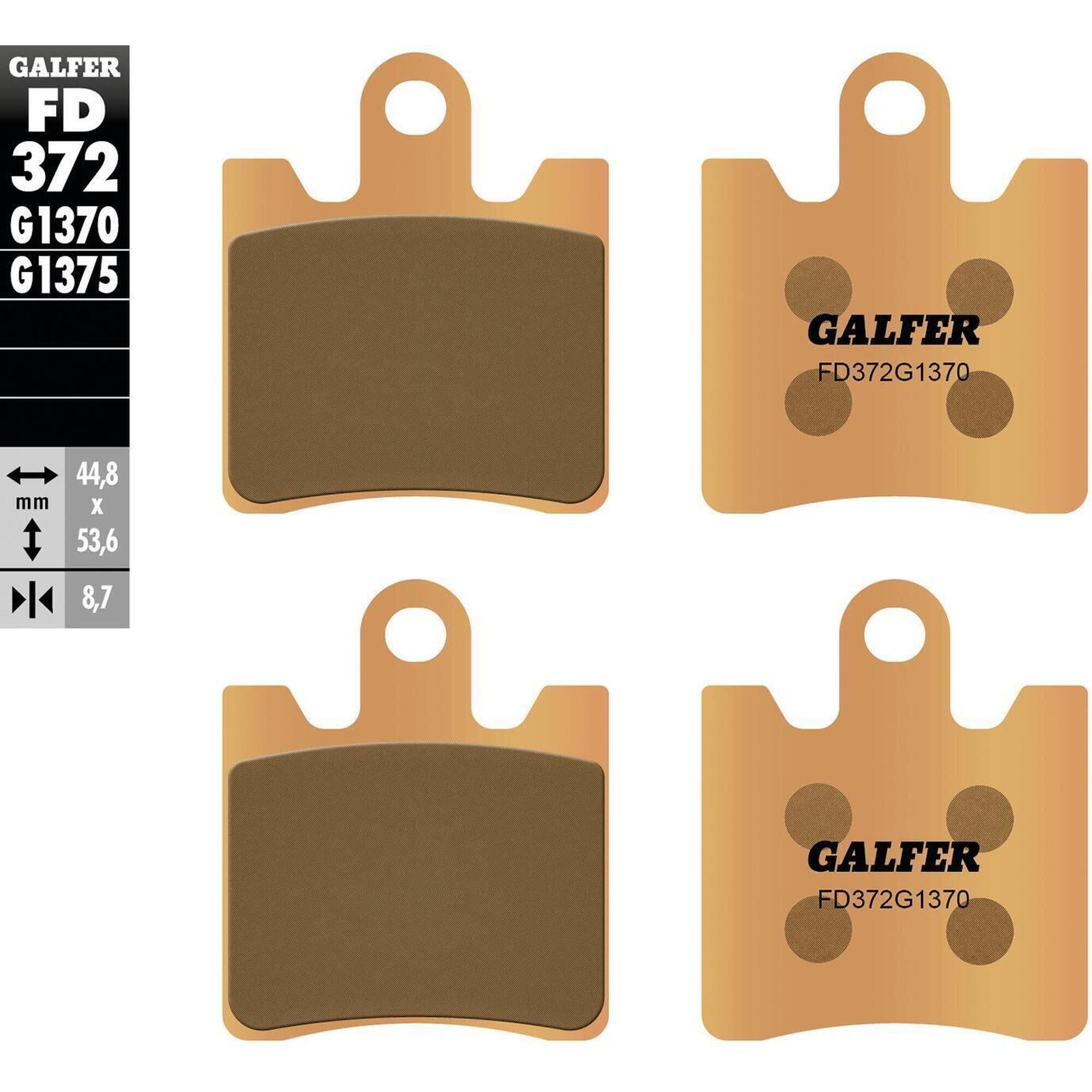 GALFER FD372 (G1370) klocki hamulcowe z metalu spiekanego