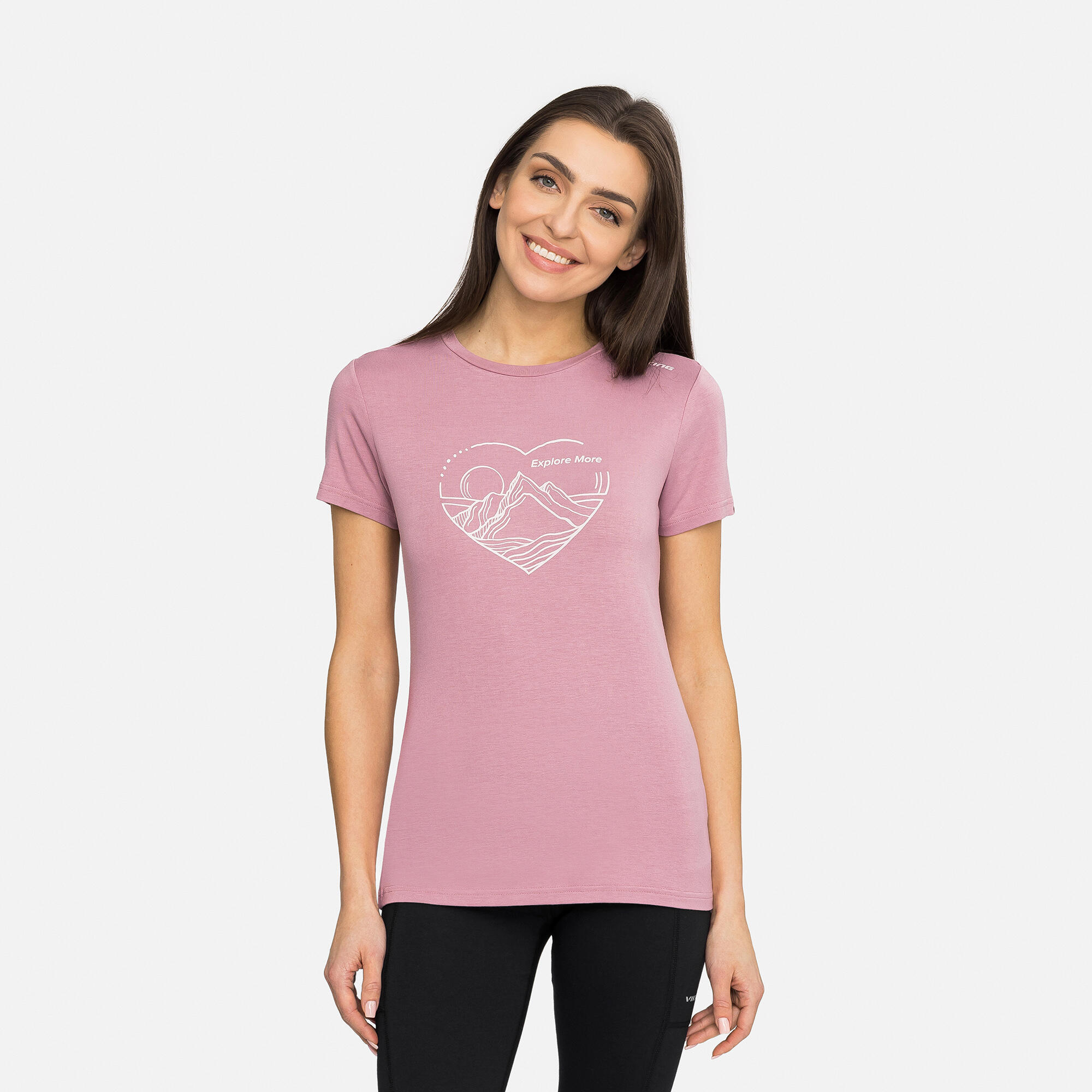 T-shirt damski VIKING Lenta Bamboo Light Lady