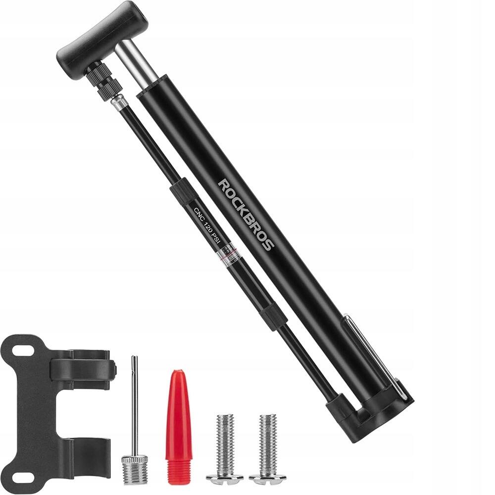 Pompka rowerowa Rockbros mini pro 120 psi / 8 bar podłogowa i ręczna AV/DV/SV