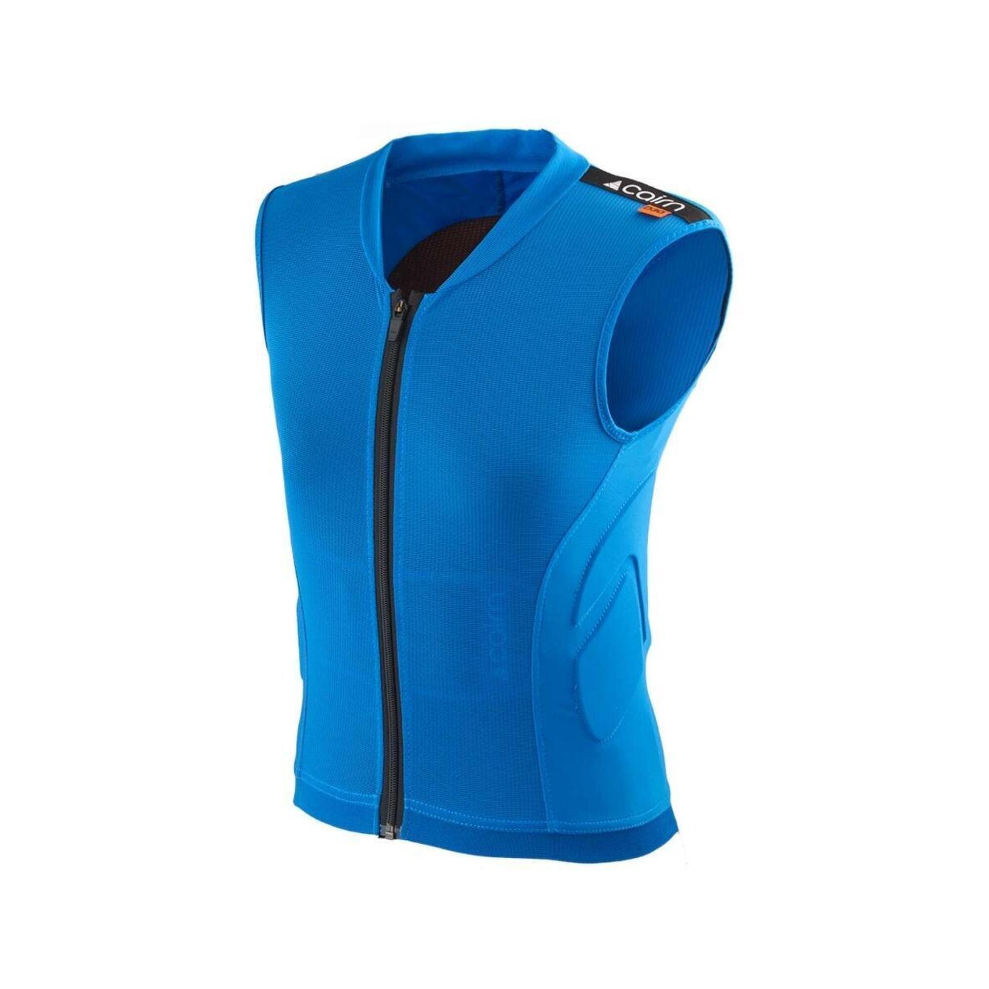Ochraniacz pleców dla dzieci - narty snowboard MTB - D3O® - niebieski