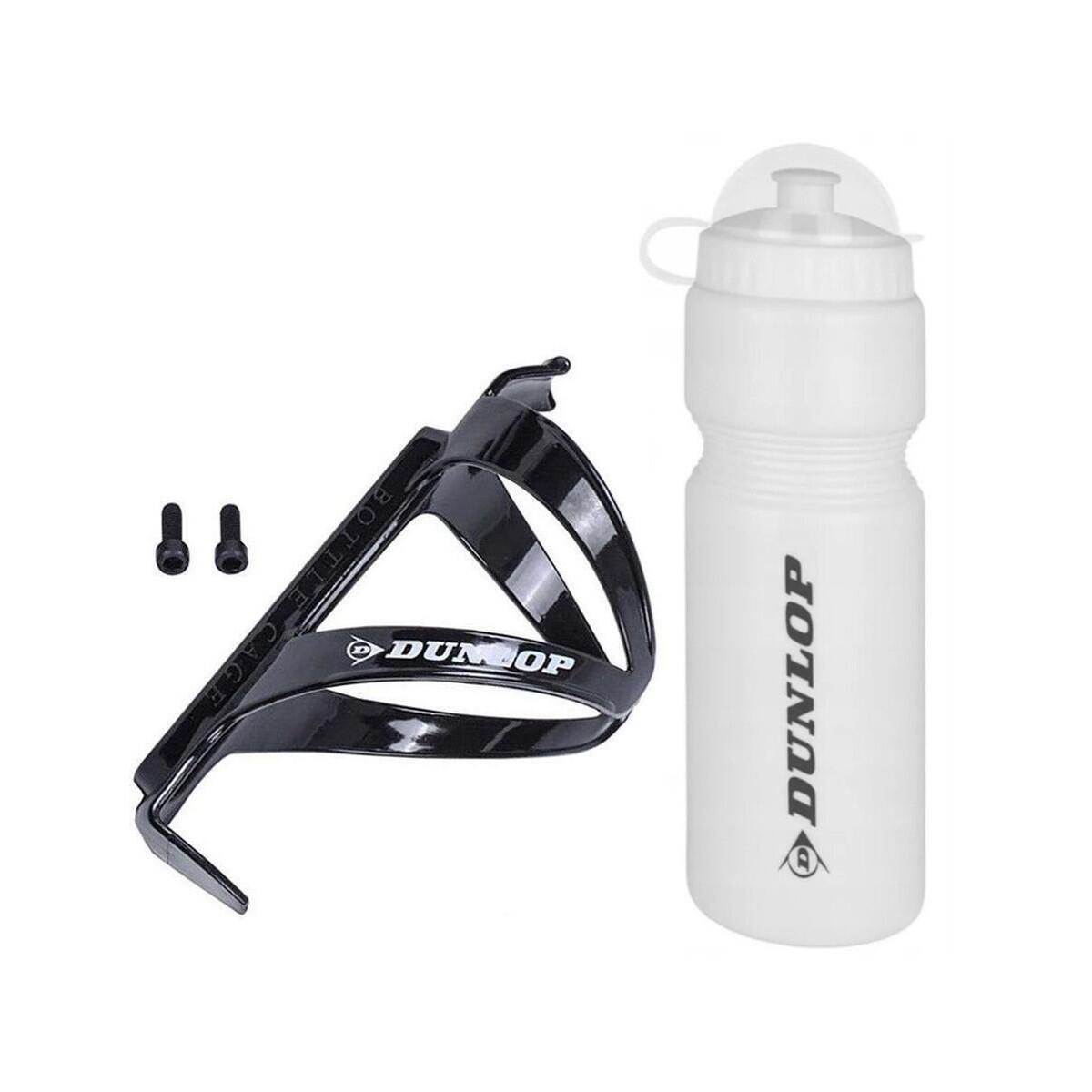 Bidon rowerowy Dunlop 750ml z koszykiem
