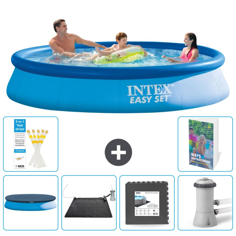INTEX Basen Easy Set Okrągły - 366x76 cm - 7-częściowy S21