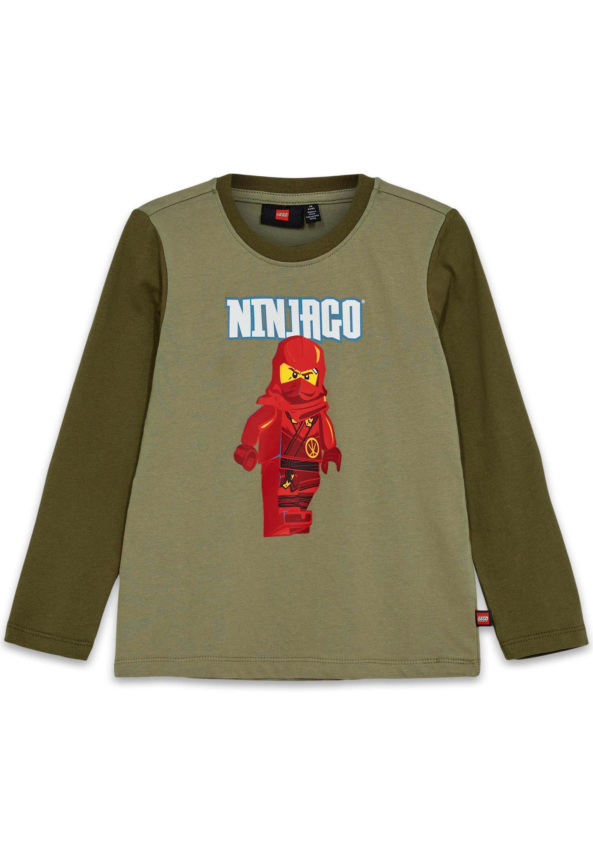 Koszulka z Długim Rekawem Dziecięca LEGO NINJAGO Tano 615 Zielona