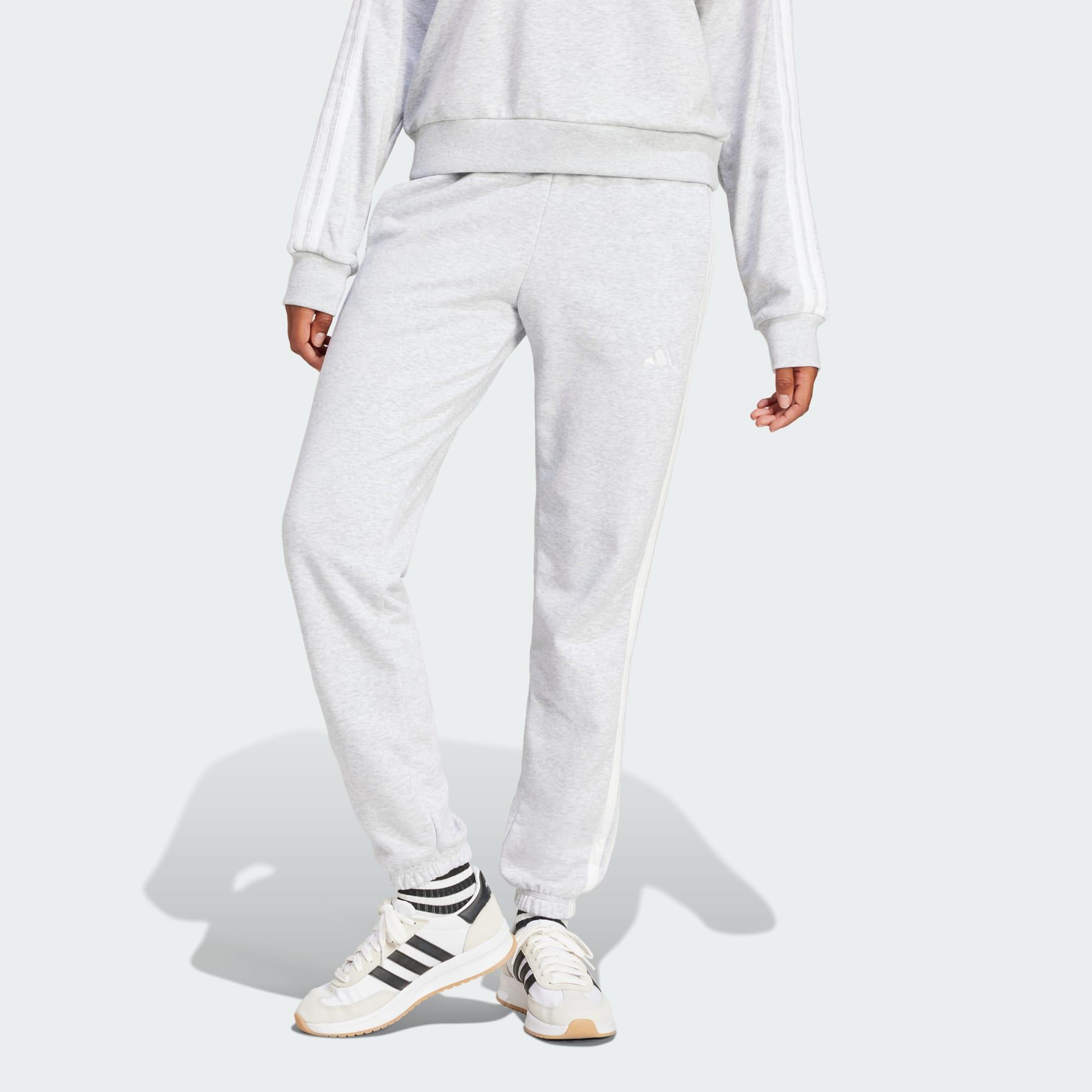 Spodnie Essentials 3-Stripes French Terry Cuffed