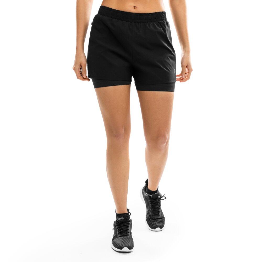 Damskie spodenki treningowe 2 w 1 Fitness Siroko Purpose