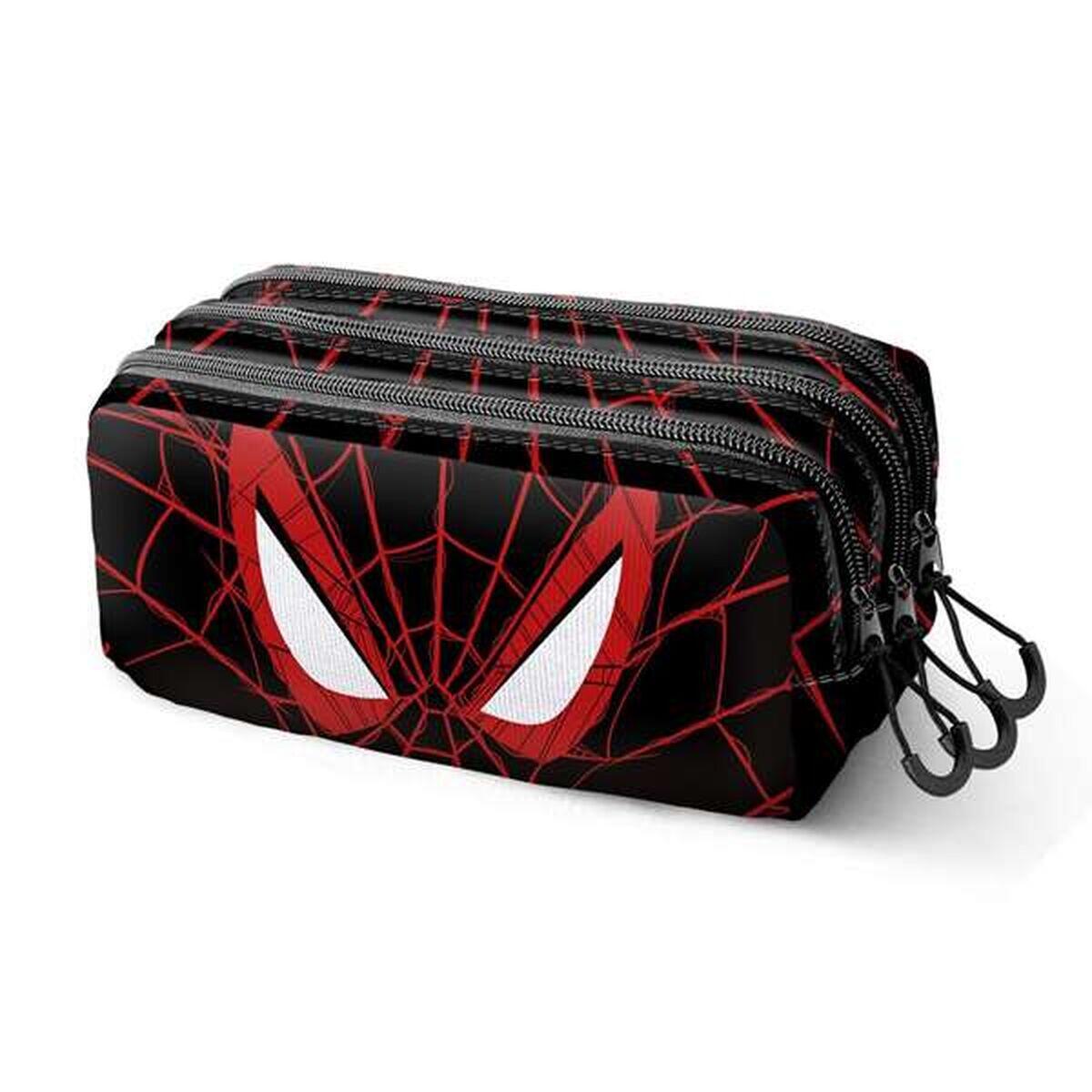 Piórnik Potrójny SPIDERMAN Czarny