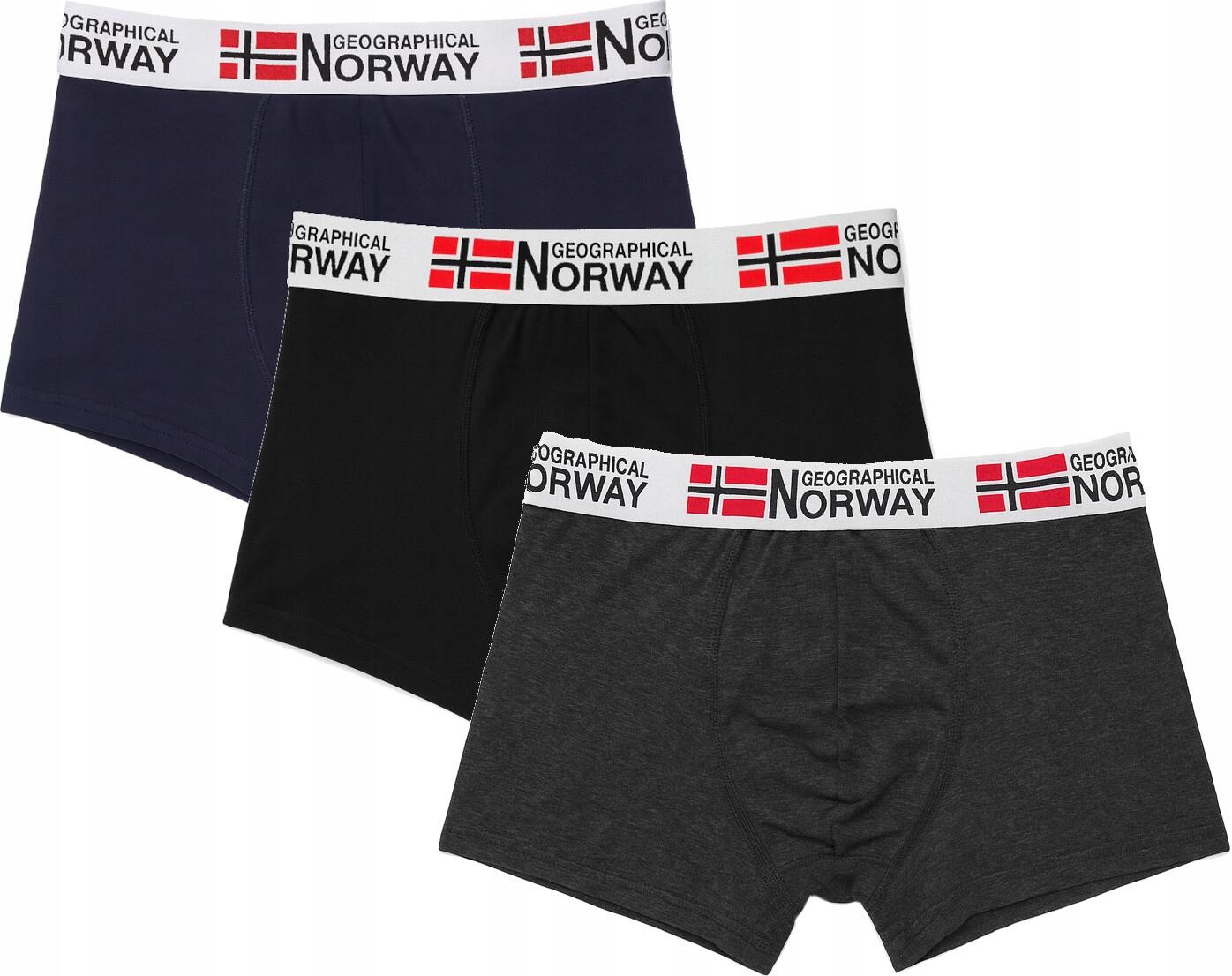 Bokserki dla mężczyzn Geographical Norway 3-pak