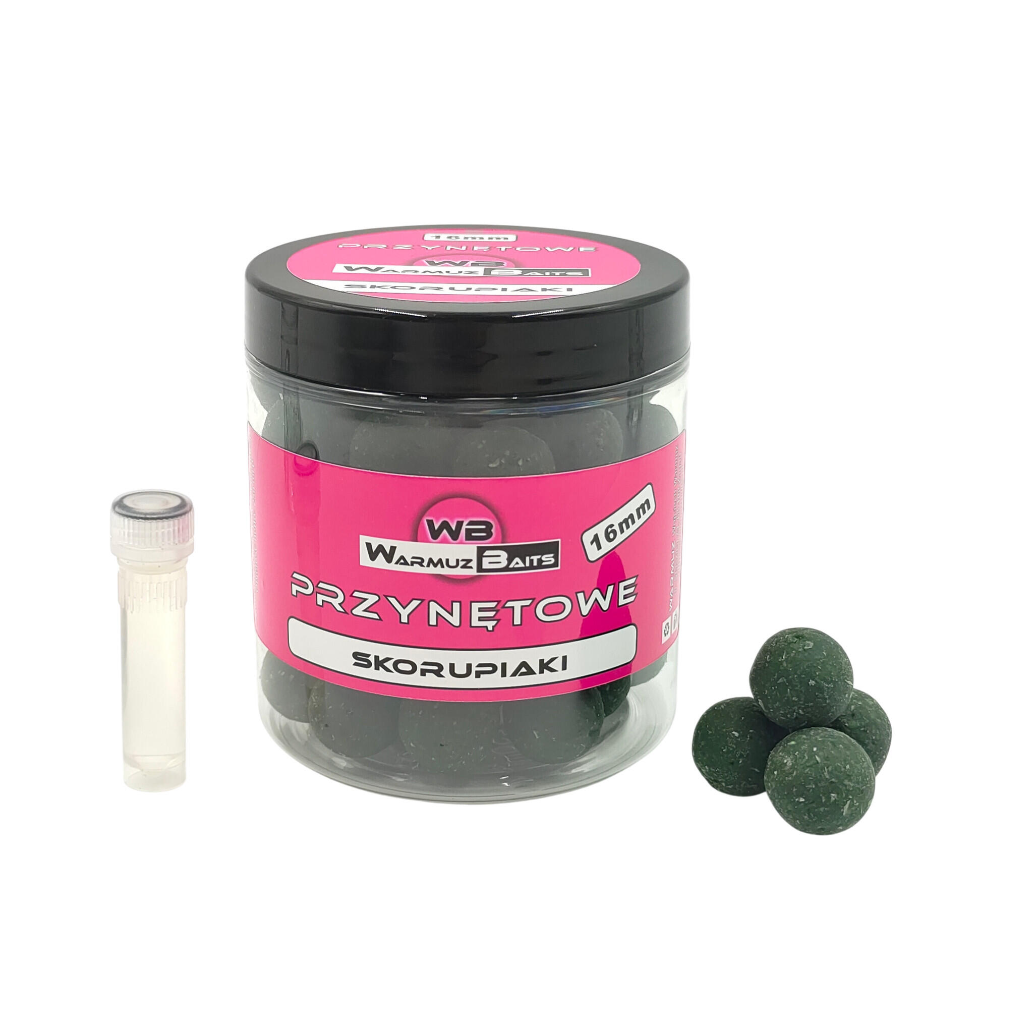 Kulki przynętowe 16mm + dopalacz Warmuz Baits 250ml SKORUPIAKI