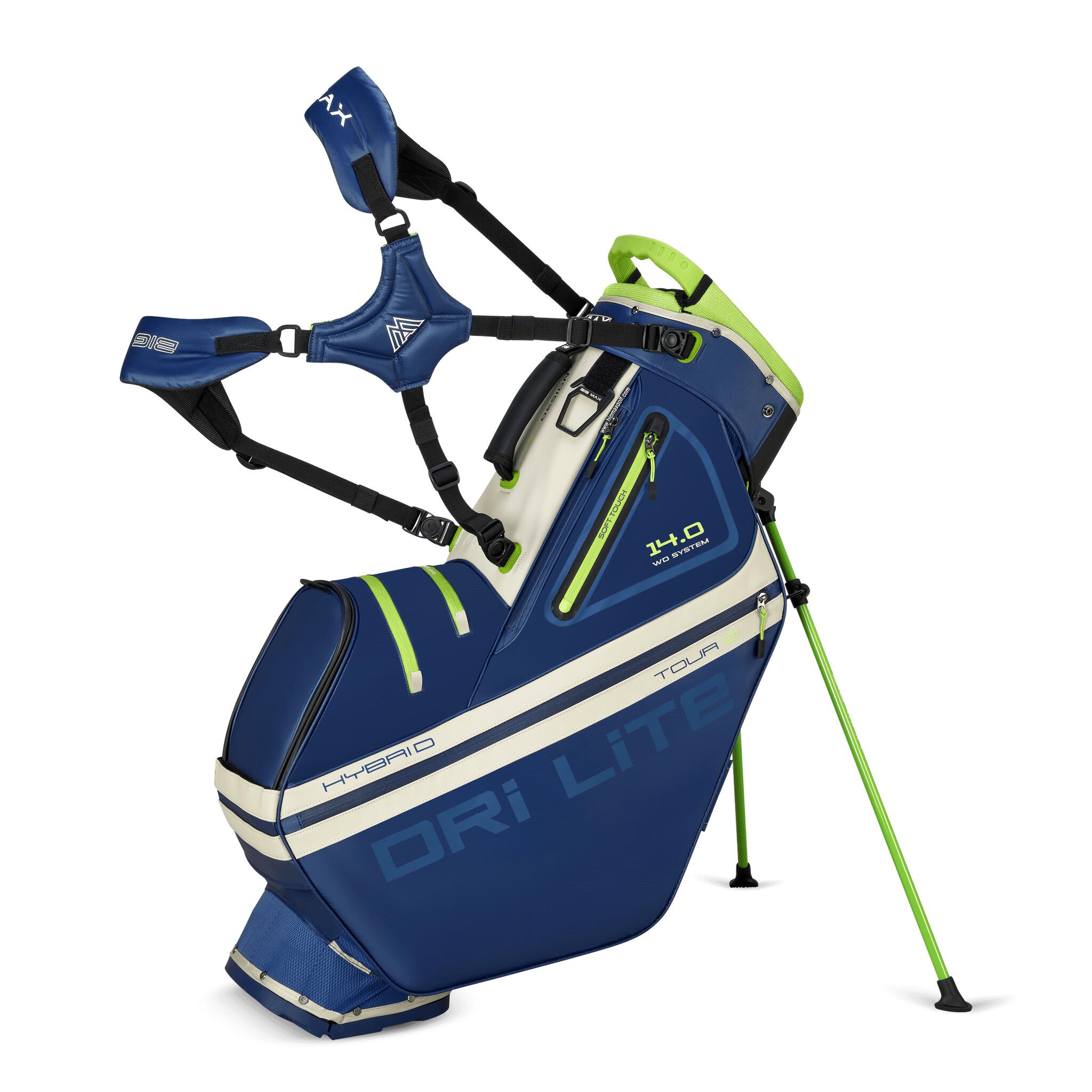 Big Max Dri Lite Hybrid Tour 2 Wodoodporna torba golfowa Torba stojąca Gran