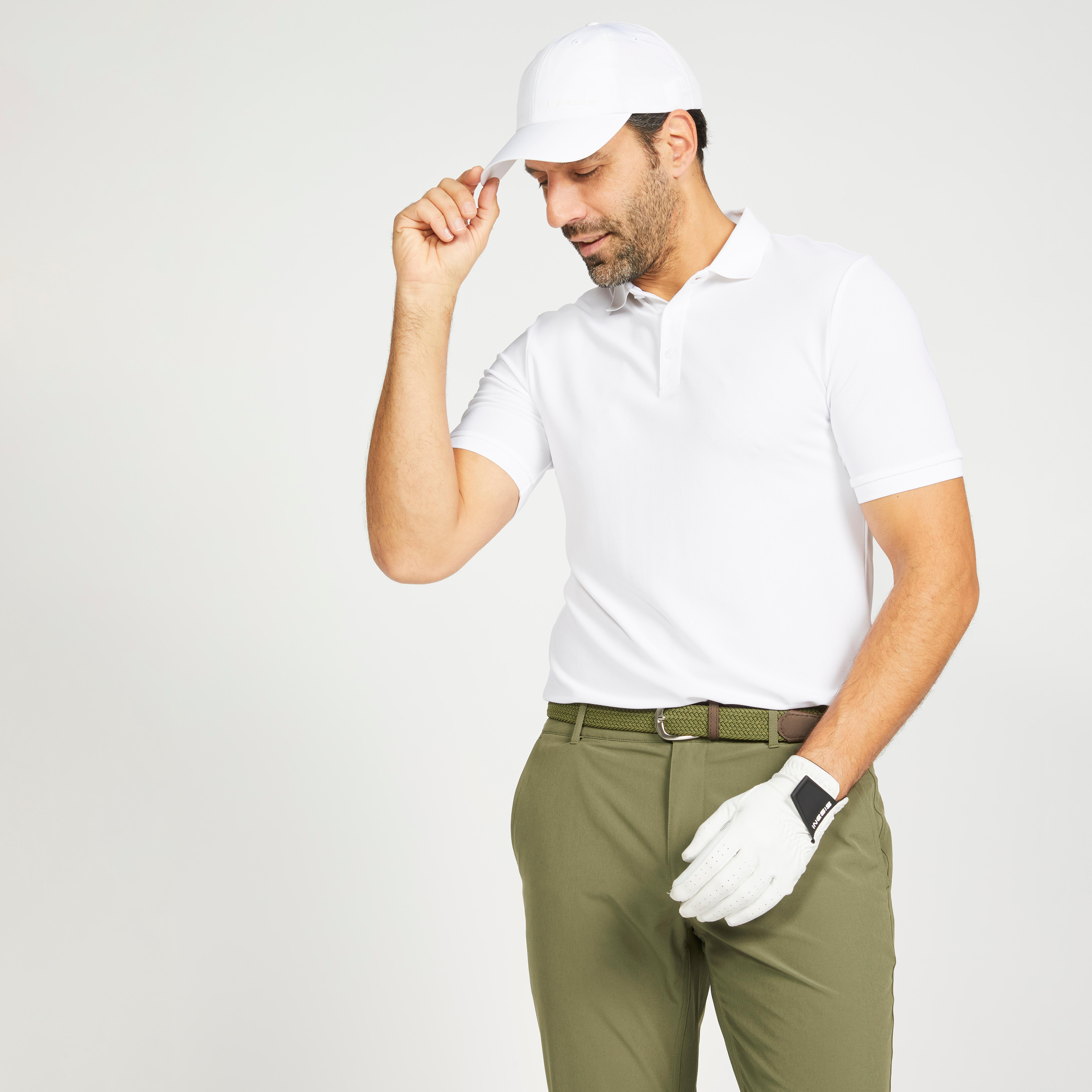 Koszulka polo do golfa z krótkim rękawem MW500 męska