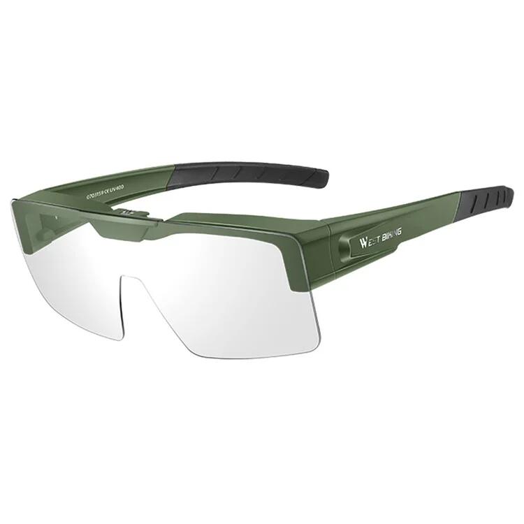 Przezroczyste okulary rowerowe fotochromowe