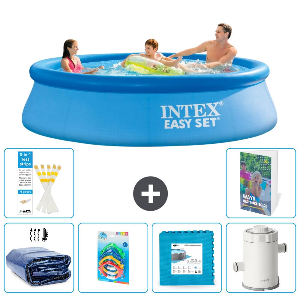 INTEX Basen Easy Set Okrągły - 305x76 cm - 7-częściowy S55