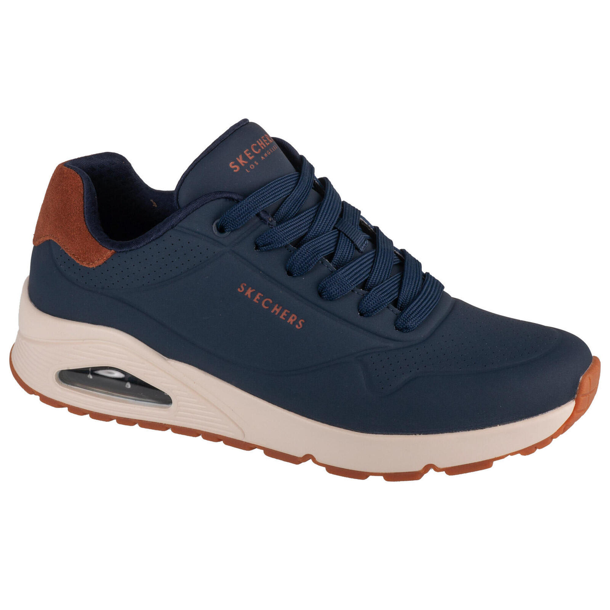 Buty SKECHERS UNO - SUITED ON AIR Niebieski