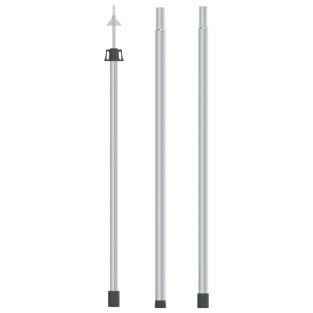 VidaXL Teleskopowy słup do markizy 102-260 cm aluminium