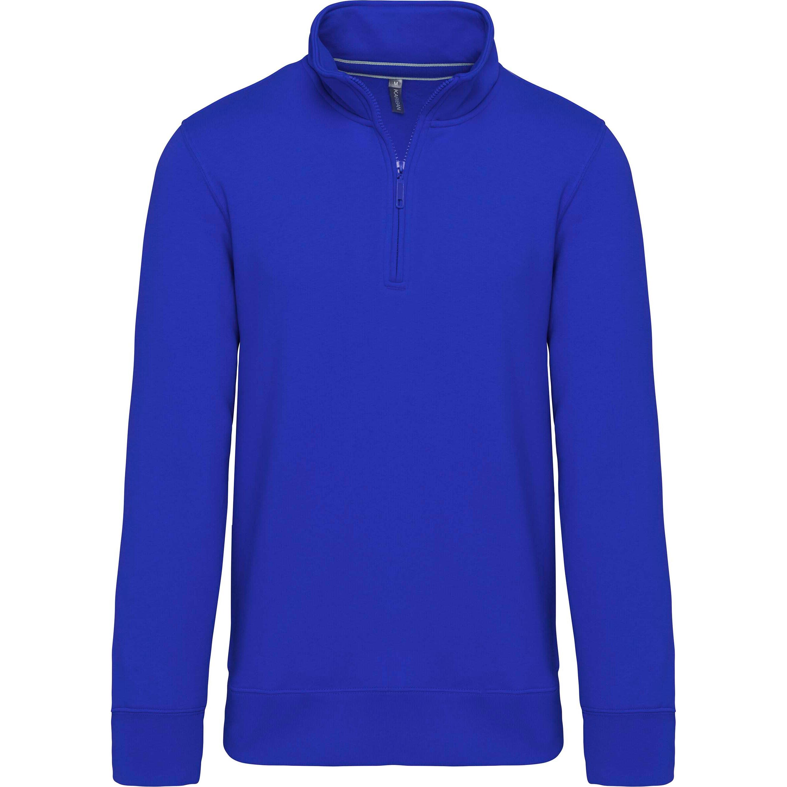 T-shirt bawełniany Kariban Col Zippé