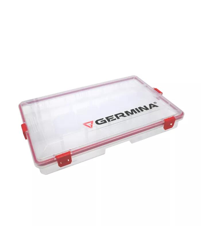 Pudełko wędkarskie na przynętę Germina Clear 35.5x23x5 cm