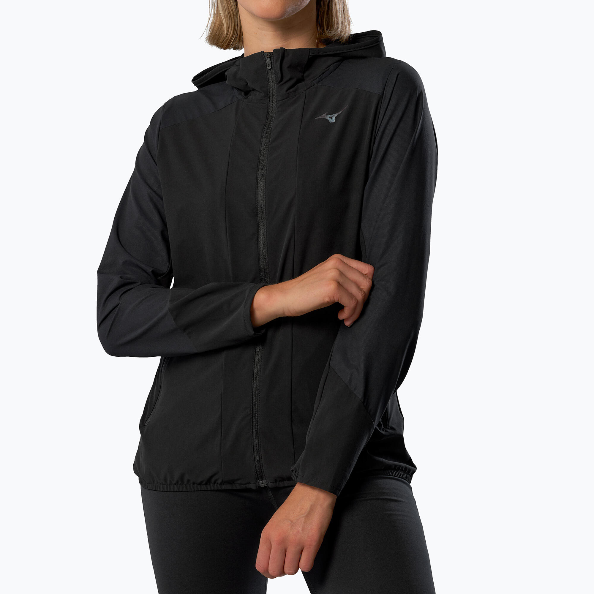 Kurtka do biegania damska Mizuno Active Alpha Hodded
