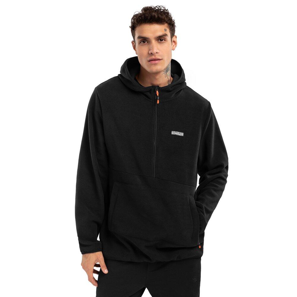 Bluza polarowa z kapturem męska Avoriaz